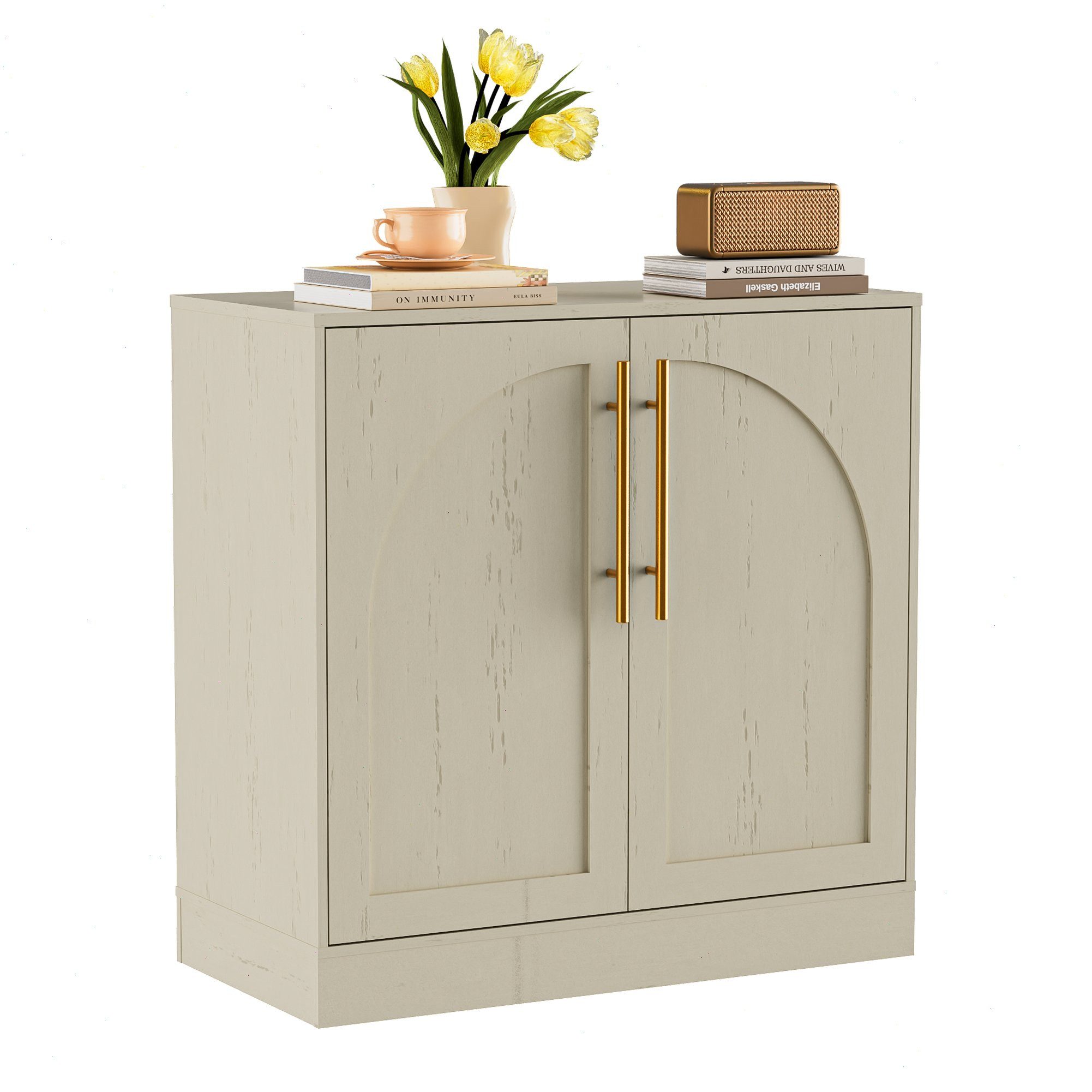 UEV Sideboard Buffetschrank mit 2 Türen (Bücherschrank Standregal, Aufbewah günstig online kaufen