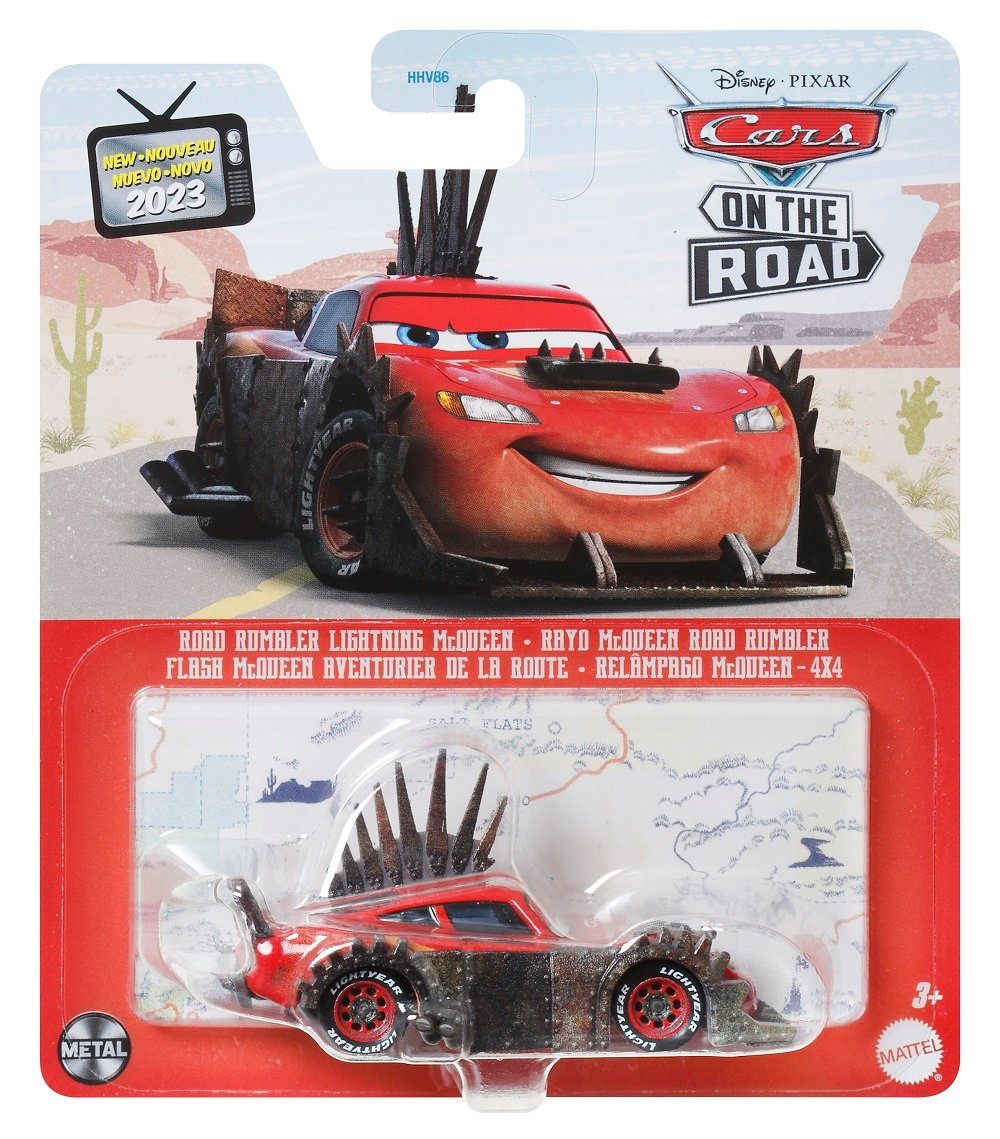 Auto Style Disney 1:55 Lightning Fahrzeuge Mattel Cast Die Road Spielzeug-Rennwagen Disney Rumbler Cars Racing Cars