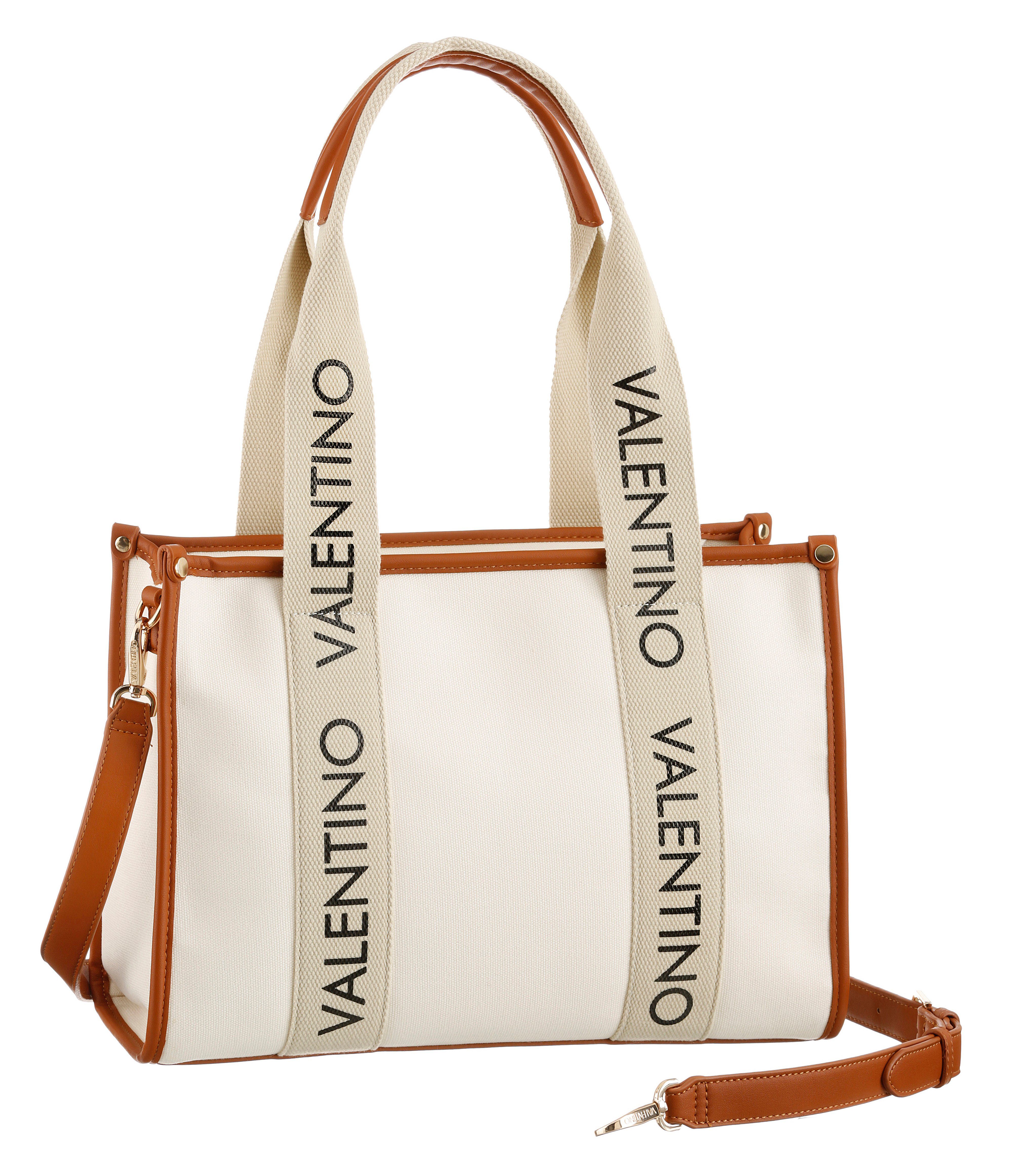 VALENTINO BAGS Shopper SHOPPING CANDLE, mit Kunstlederbesatz