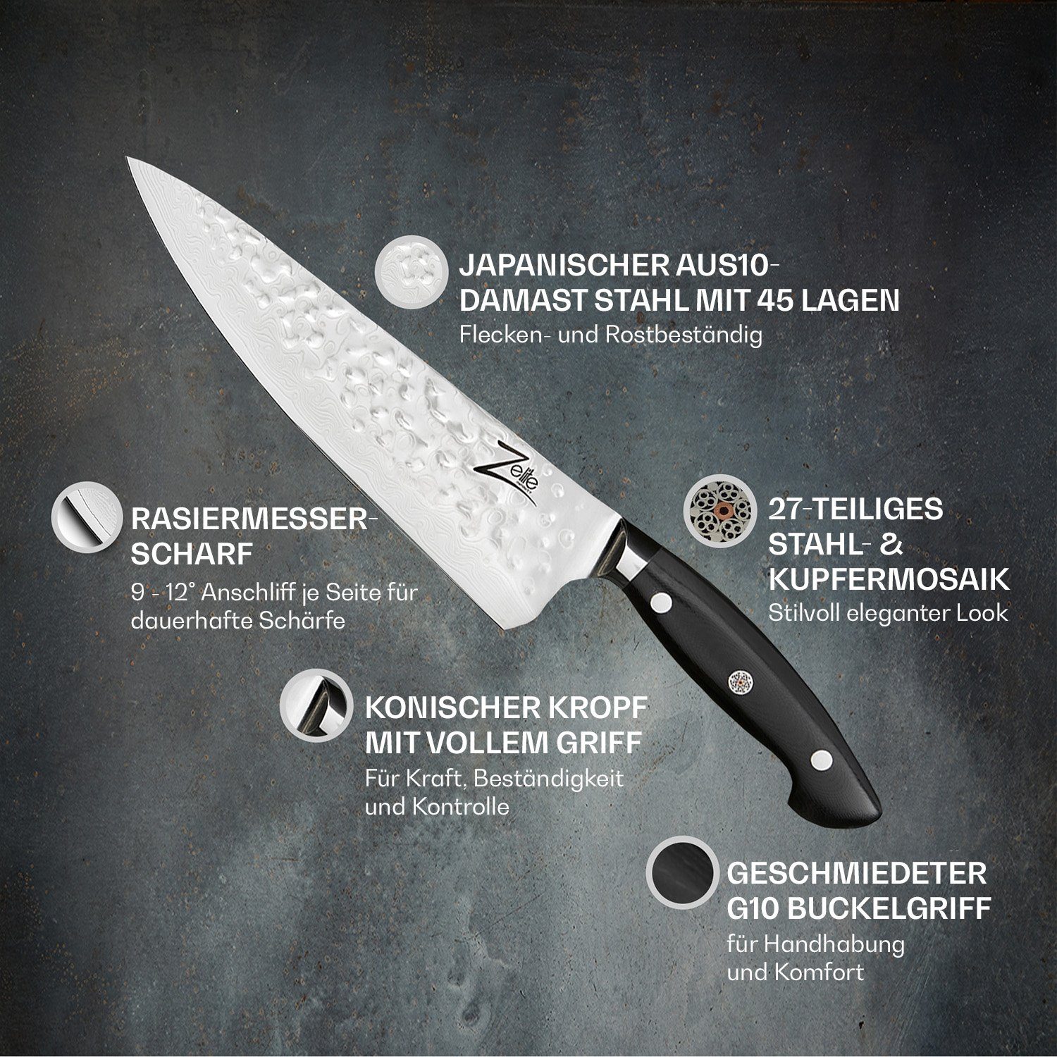 by Chef Zelite Infinity Klarstein 8" Schälmesser