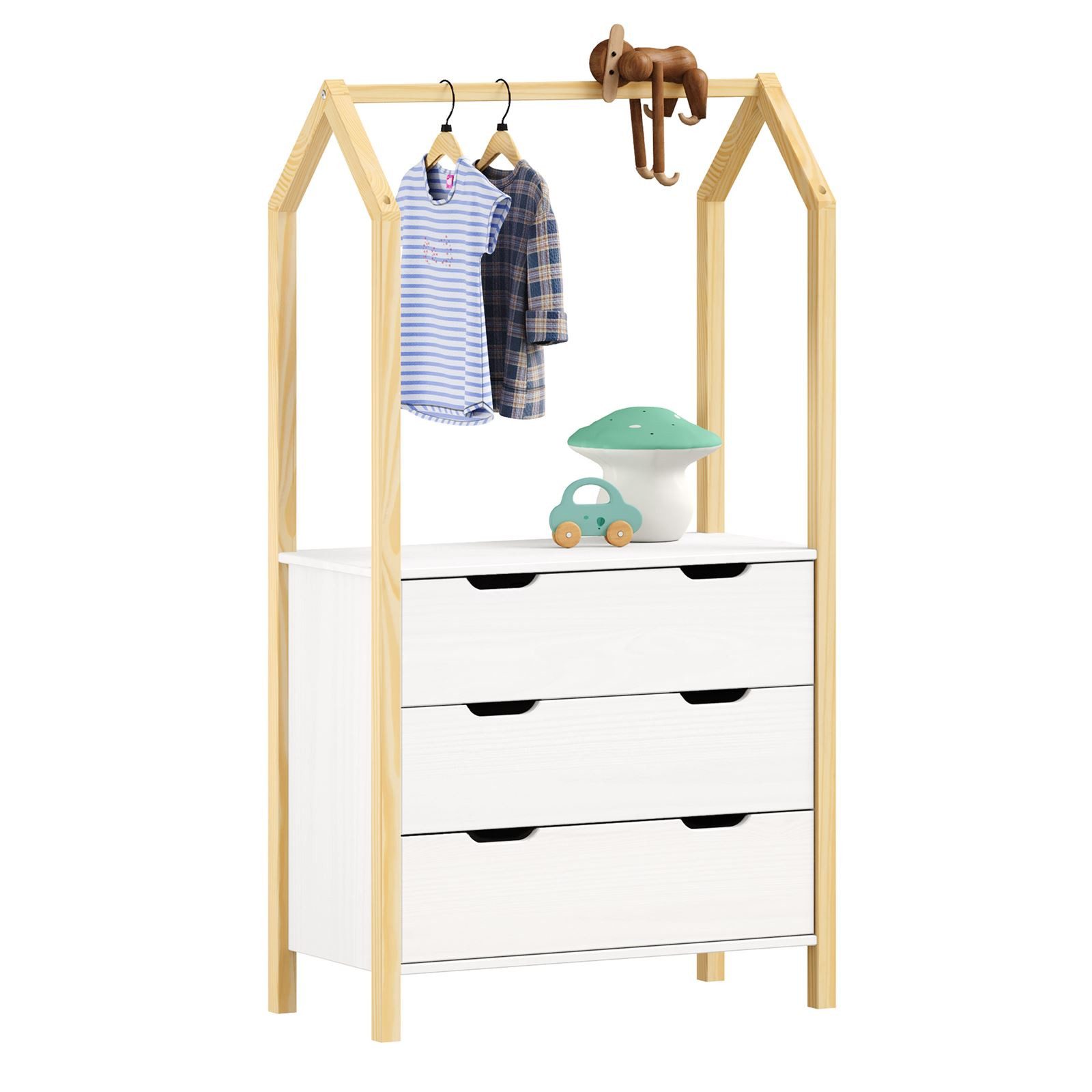 IDIMEX Kommode AMIRA, Kinderzimmer Kommode Kleiderschrank Kinderkleiderschrank