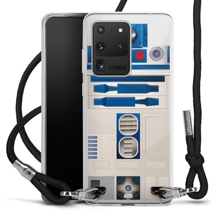 DeinDesign Handyhülle Star Wars R2D2 Fanartikel R2D2 Closeup - Star Wars Samsung Galaxy S20 Ultra Handykette Hülle mit Band Case zum Umhängen