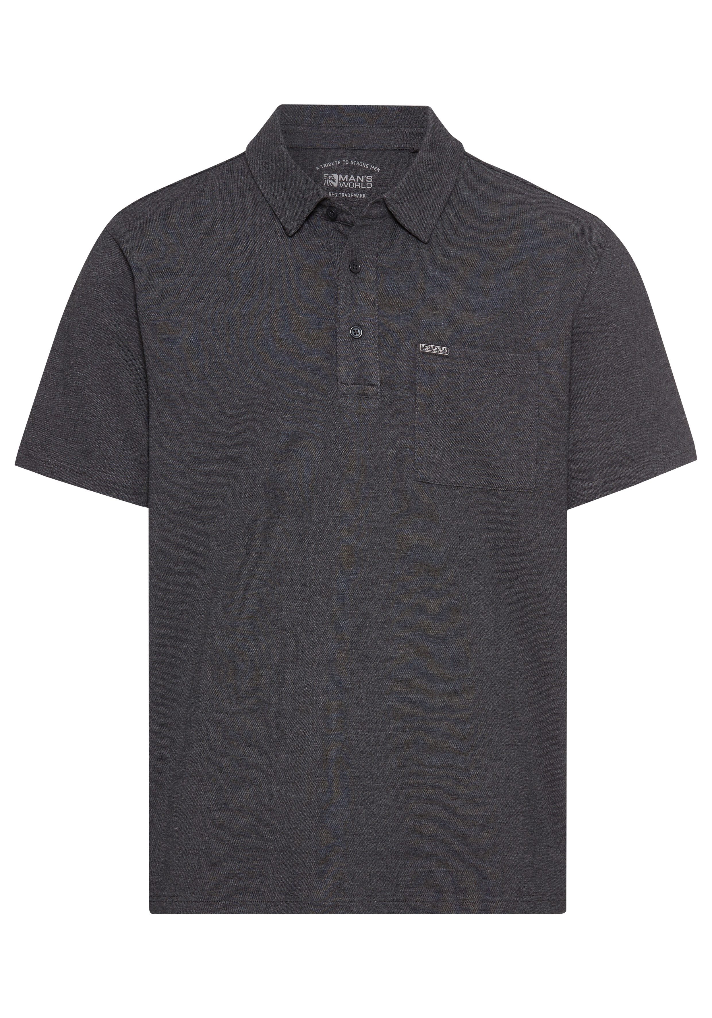 Man's World Poloshirt mit Brusttasche. Reduzierter Preis € 12,99. Unverbindliche Preisempfehlung € 15,99, (€ 12,99 pro 1 Stk)