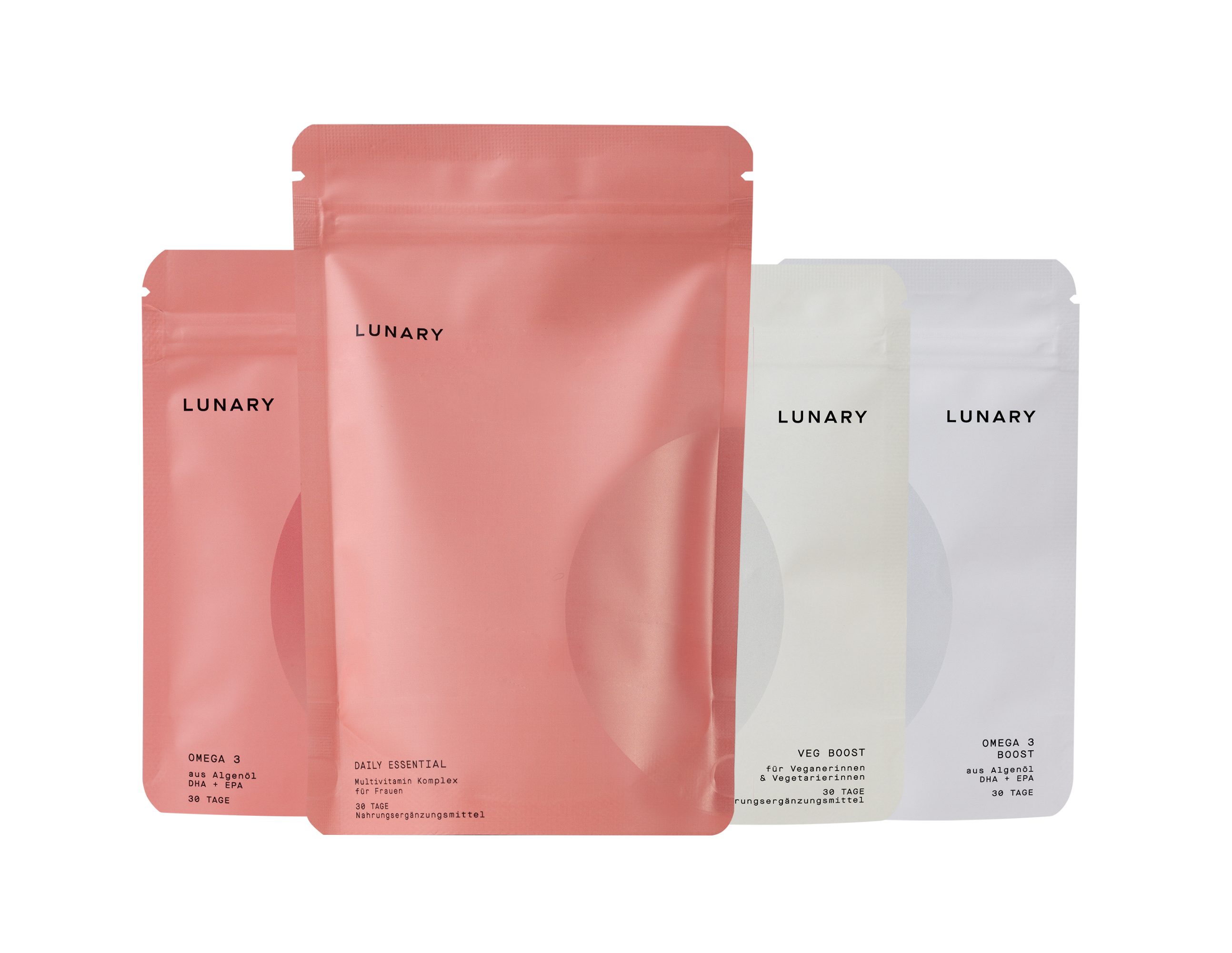 LUNARY Veg Set - bei veganer oder vegetarischer Ernährung Kapsel, Pulver, 4 er 193 g