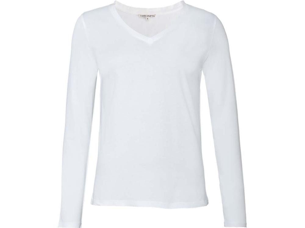 LIVING CRAFTS Langarmshirt Living Crafts Bio-Damen-Langarmshirt 'TARANA' mit