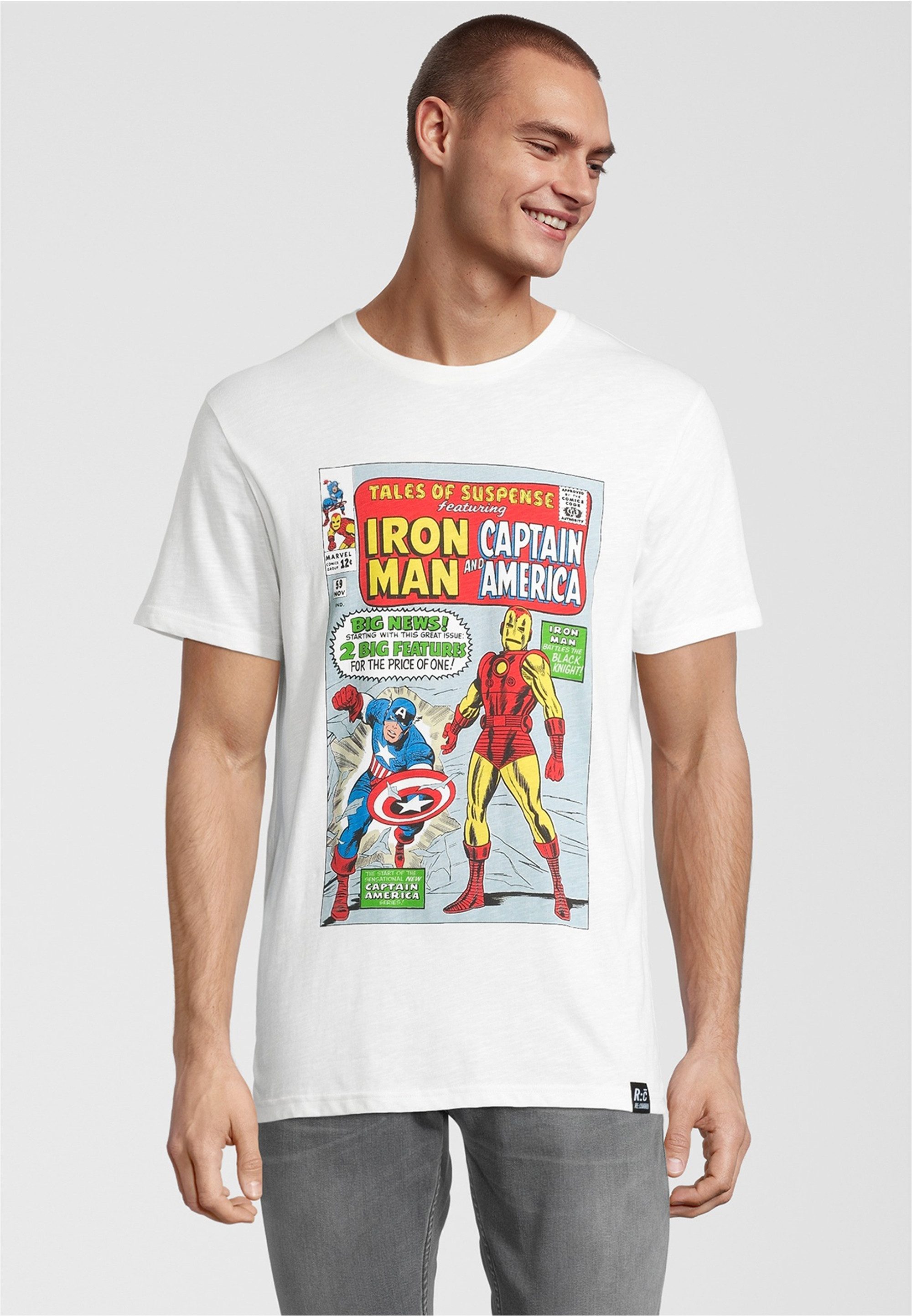 Recovered T-Shirt Marvel Tales Of Suspense (1-tlg) mit angesagten Marvel Comics Cover-Print
