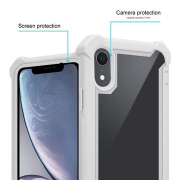 Cadorabo Handyhülle Apple iPhone XR Apple iPhone XR, Handy Schutzhülle TPU Silikon Cover Bumper - Hard Cover Hybrid Case