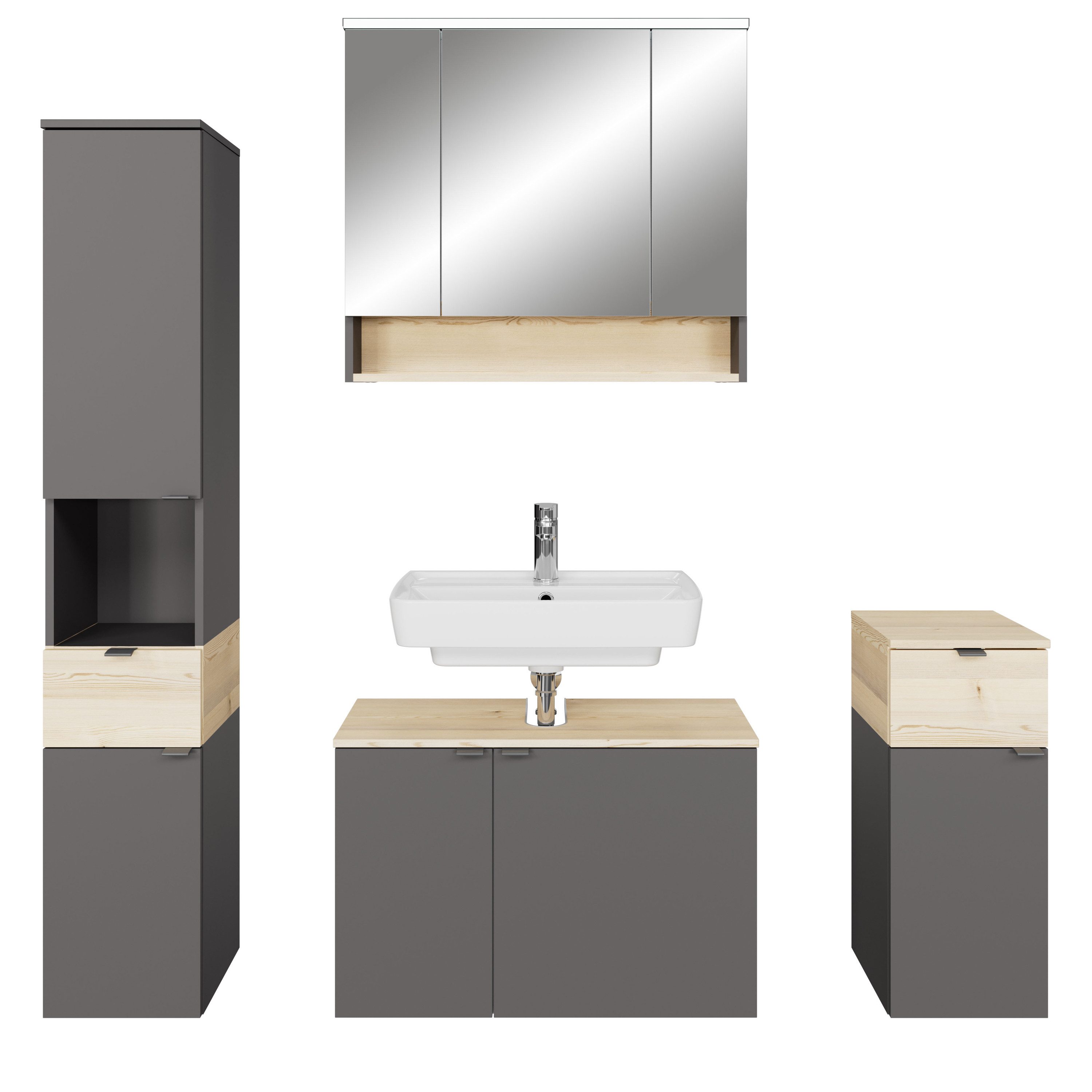 Saphir Badmöbel-Set Quickset 394, (Komplett-Set, 4-St)