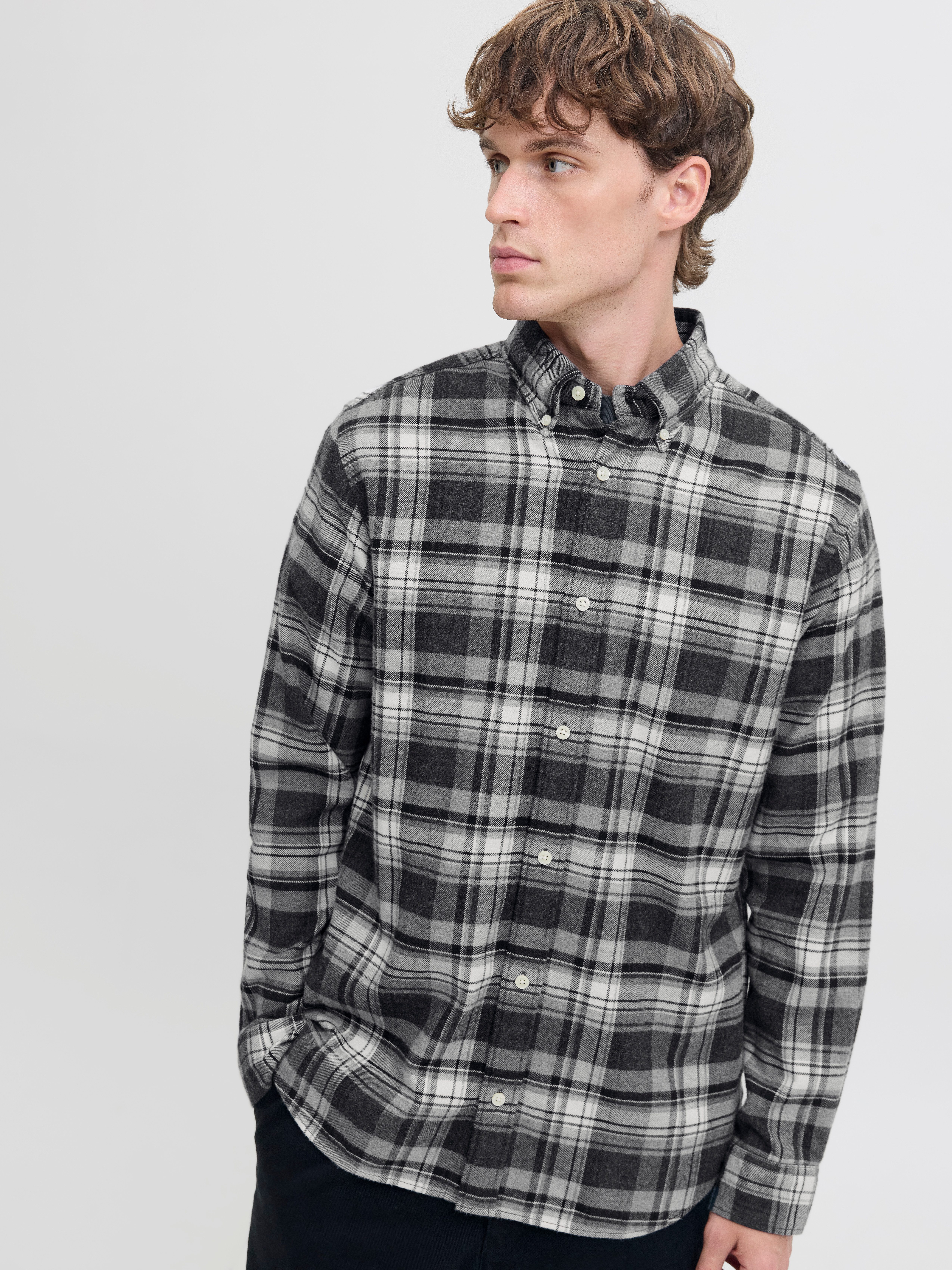 Jack & Jones Langarmhemd JPRBLUBARKLEY FLANNEL X-MAS L/S SHIRT CH