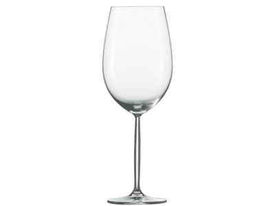 Zwiesel Glas Weinglas Diva Bordeaux Rotweinpokal Set 6tlg, Kristallglas