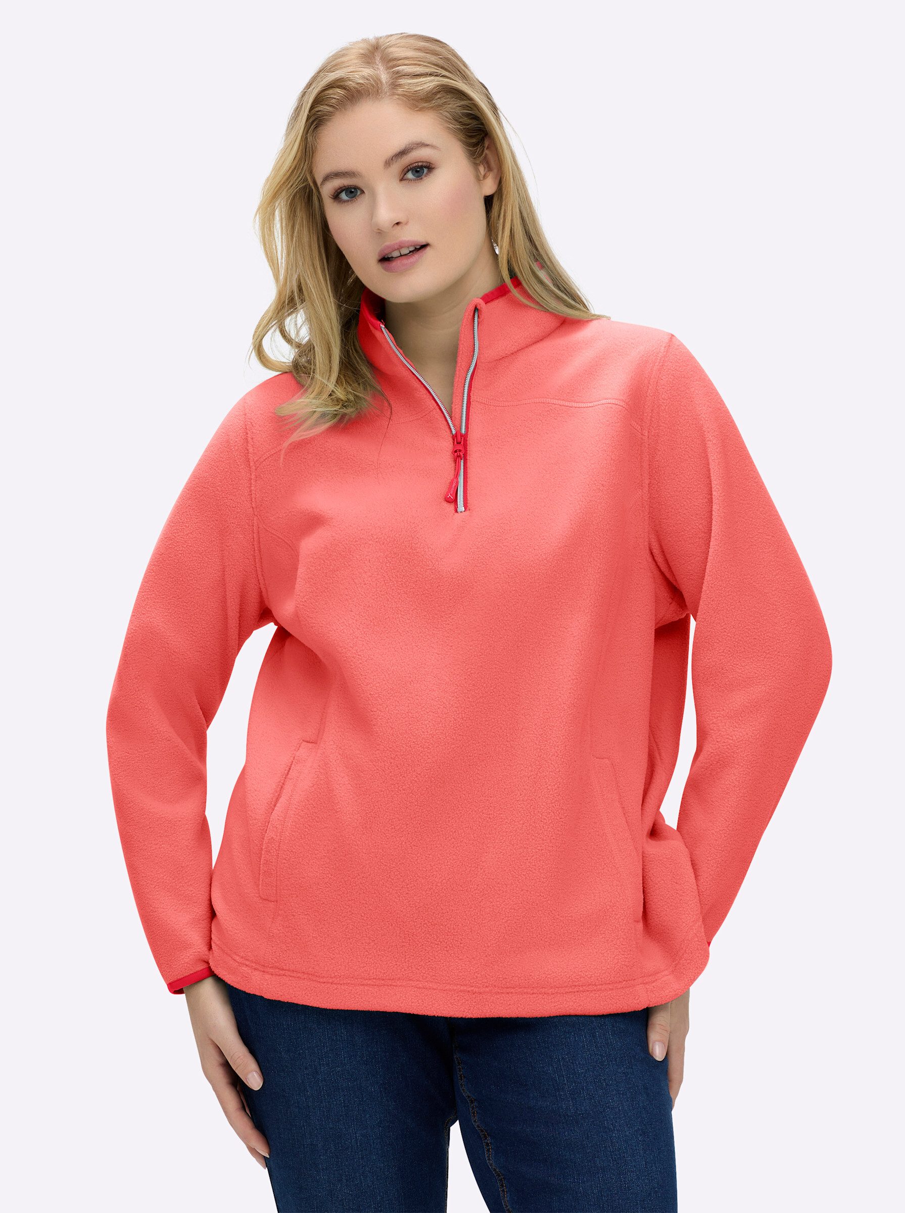 Witt Fleeceshirt Fleece-Shirt Langarm Länge ca. 66 cm – Bild 2 von 5