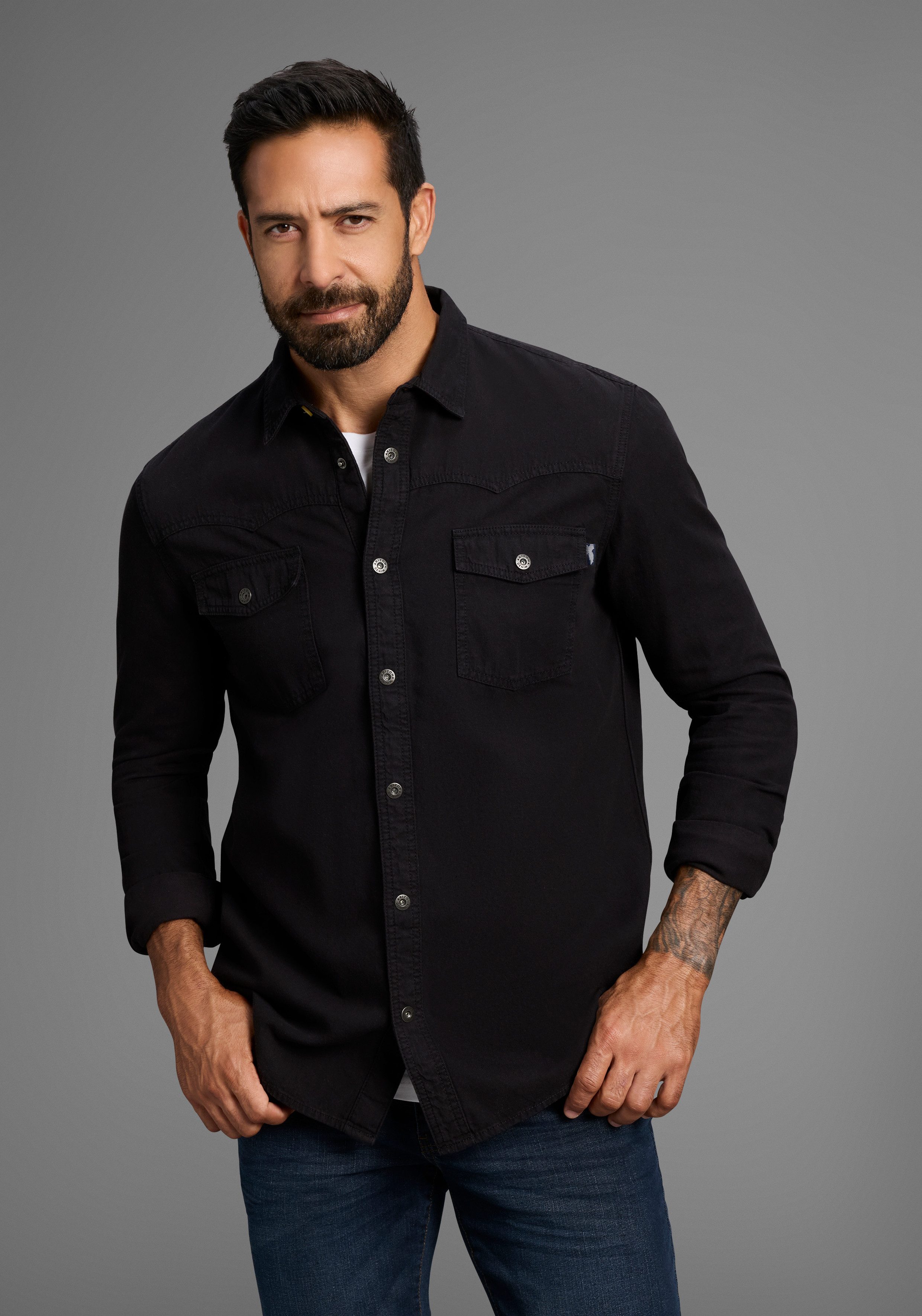 Arizona Jeanshemd Western Stil günstig online kaufen