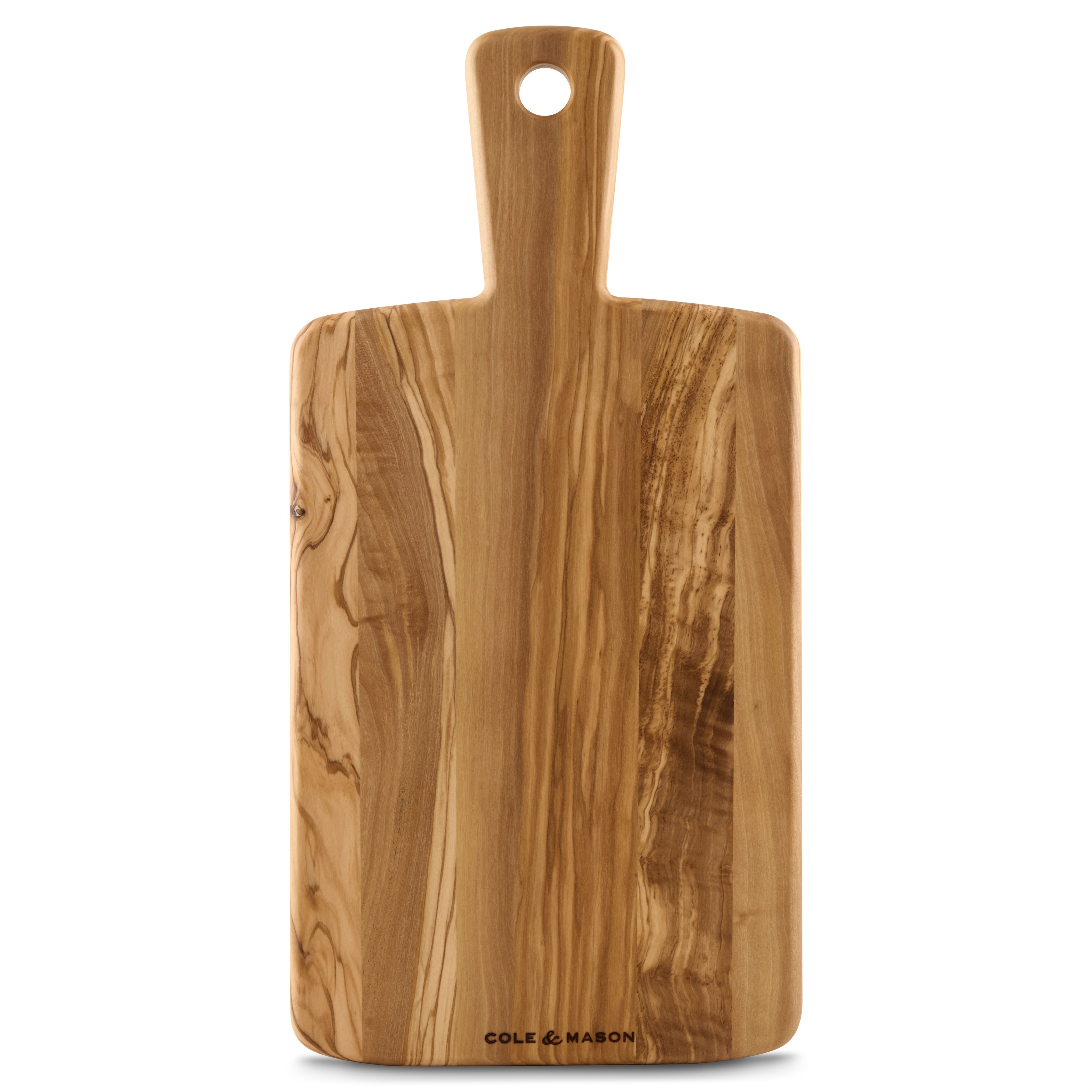 Cole & Mason Schneidebrett Portobello, Olivenholz, (1-St), aus italienischem Olivenholz, 42cm lang