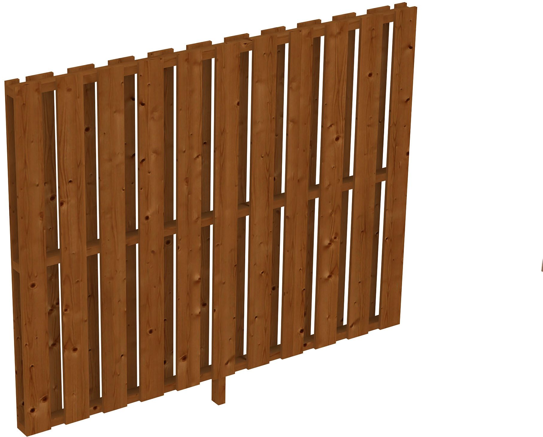 Skanholz Carport-Seitenwand Deckelschalung, BxH:205x160 cm