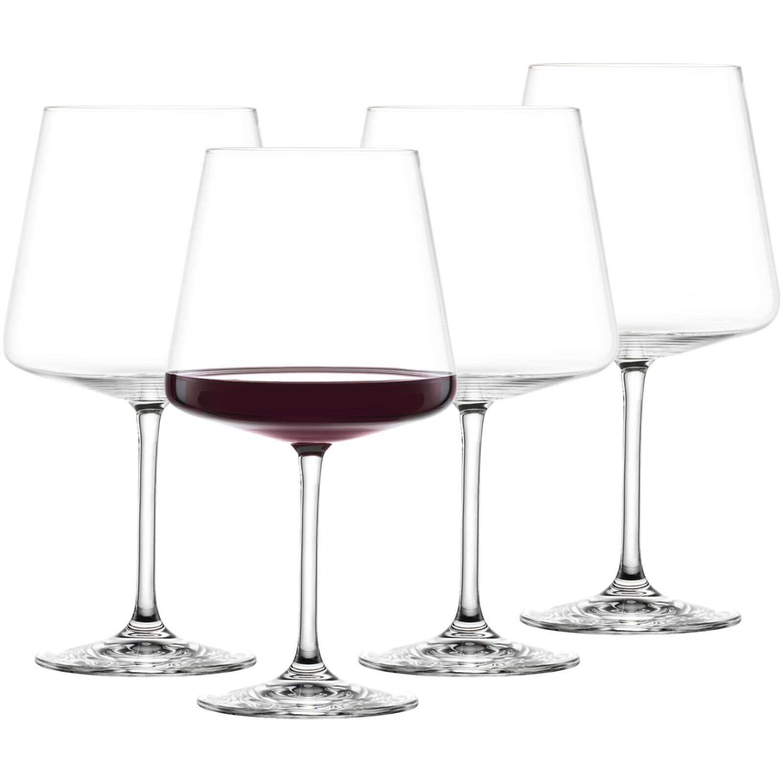 SCHOTT-ZWIESEL Rotweinglas MioVino Burgundergläser 690 ml 4er Set, 4-tlg., Glas