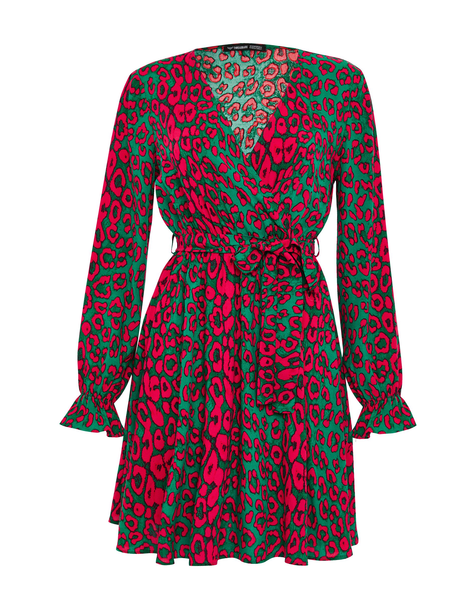 Threadbare Jerseykleid THB Shopper Printed Wrap (1-tlg) im schlichten Design
