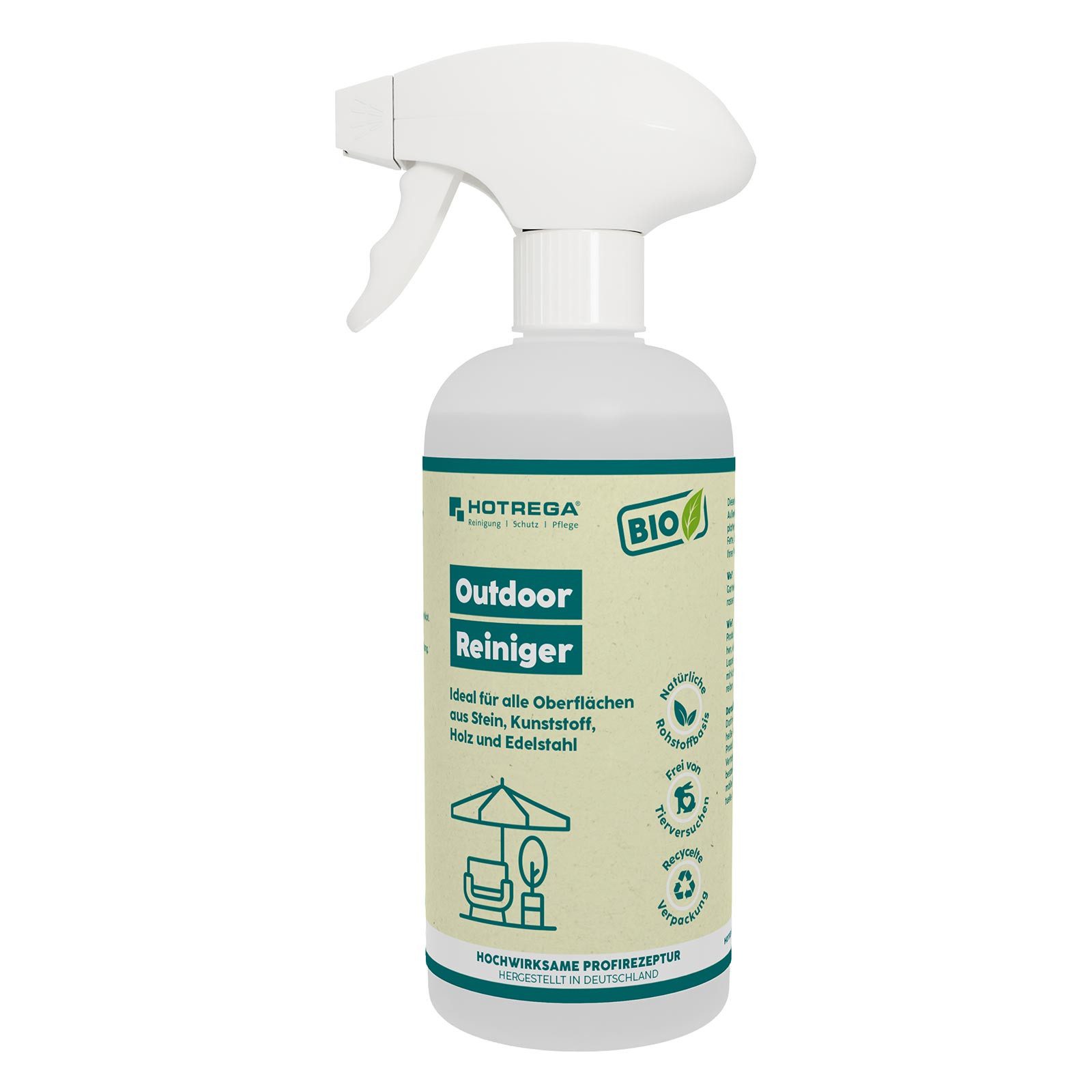HOTREGA® BIO Outdoor Reiniger 500ml Kunststoffreiniger