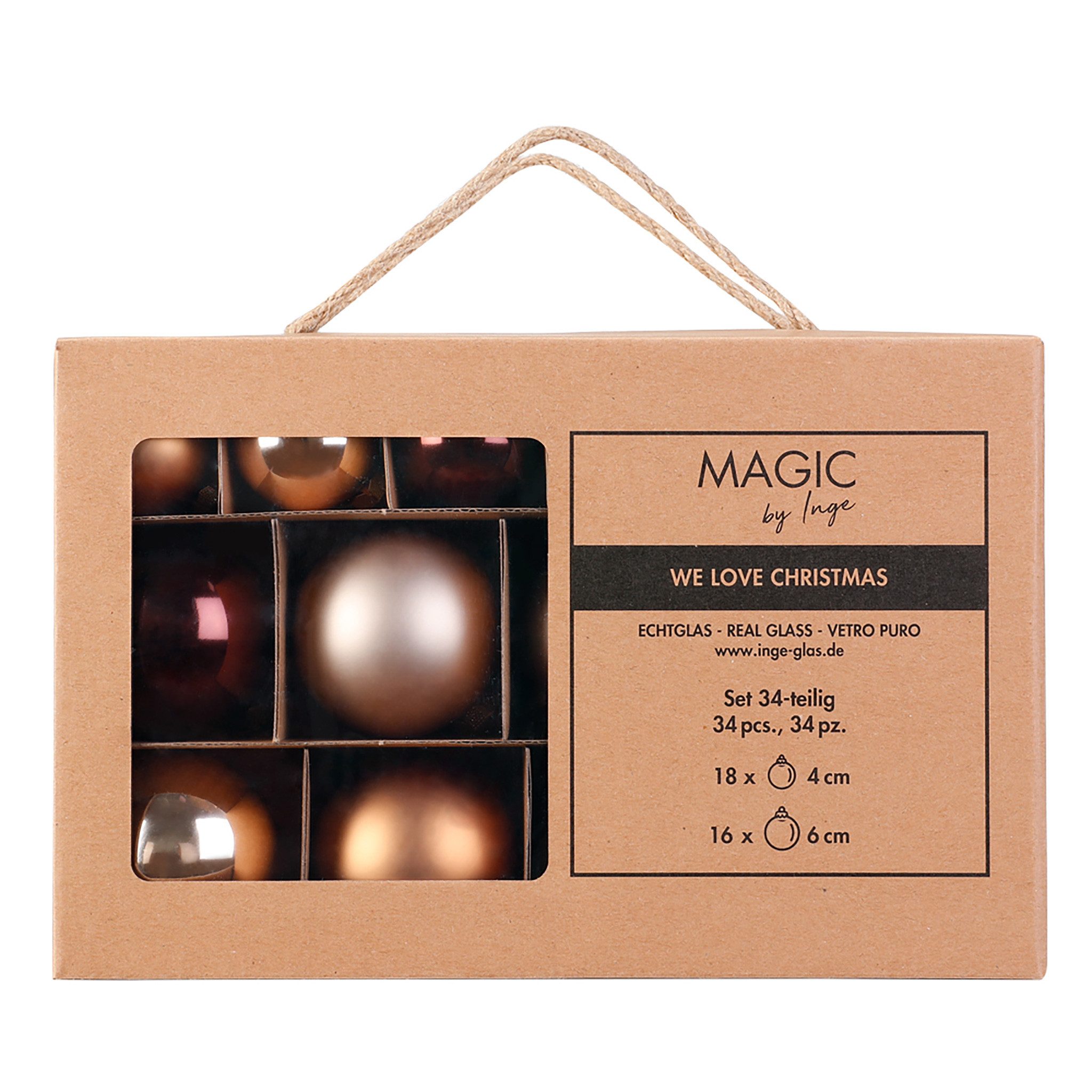MAGIC by Inge Weihnachtsbaumkugel, Weihnachtskugeln Glas günstig online kaufen