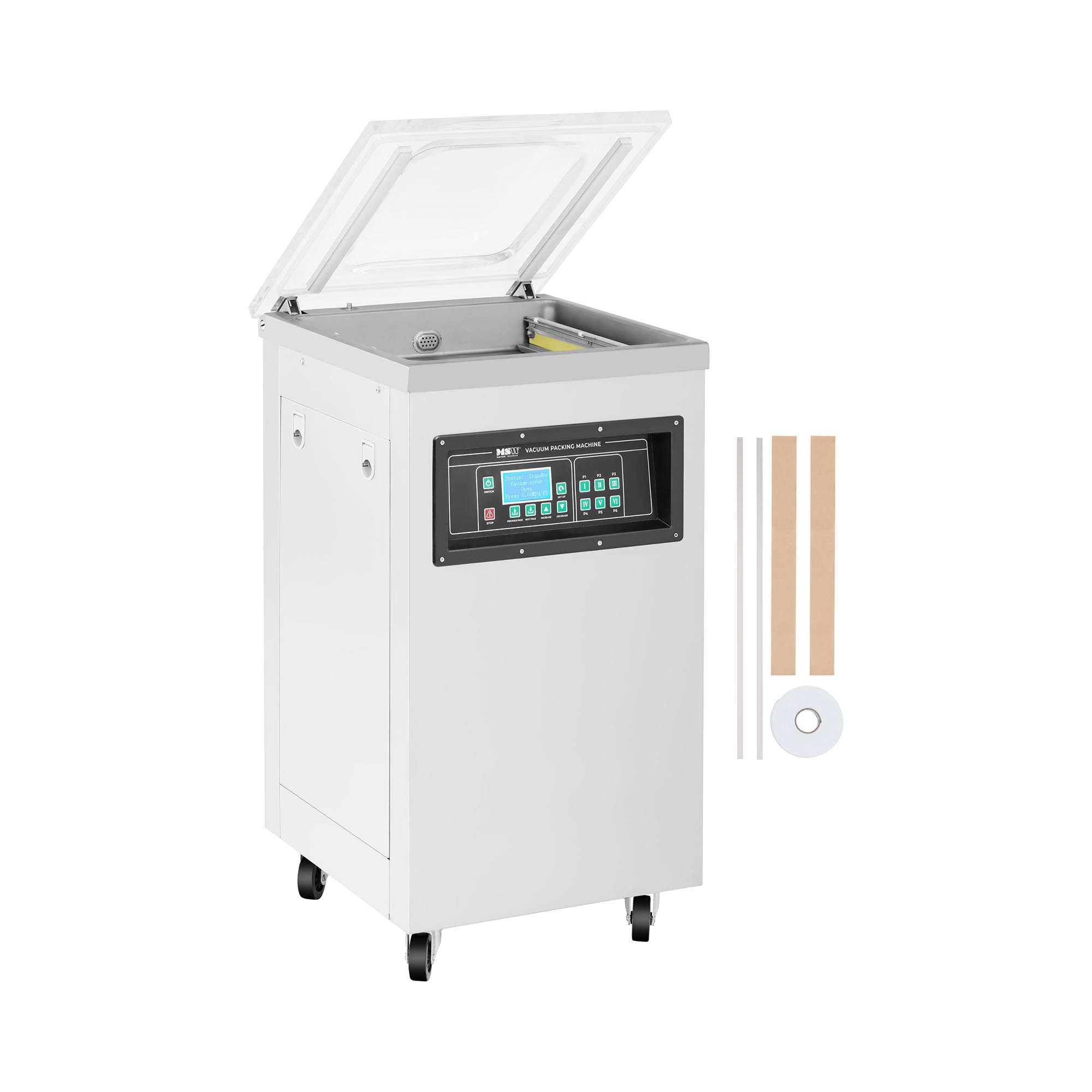 MSW Vakuumierer 40 cm Edelstahl Vakuumiergerät Einschweißgerät Vakuummaschine, 900W