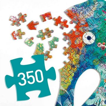 DJECO Puzzle DJ07653 Puzz' Art Seepferdchen, 350 Teile, Puzzleteile