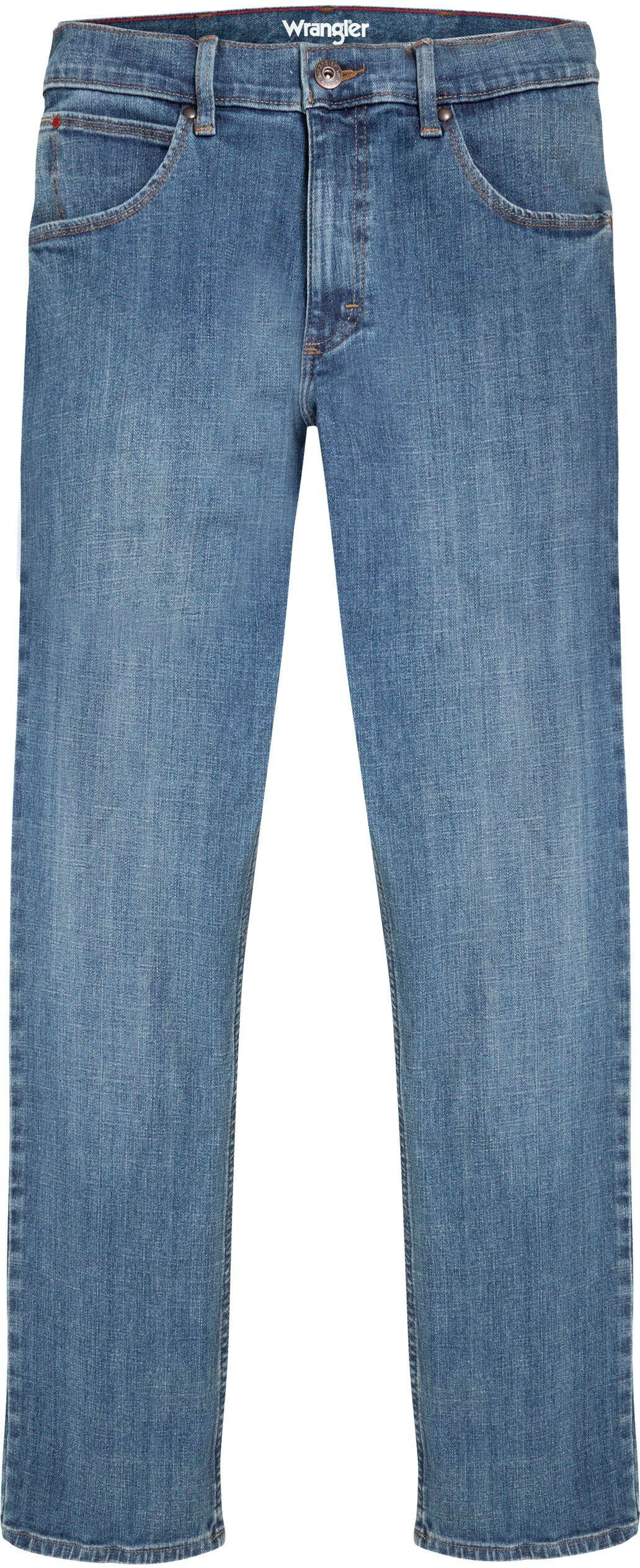 Wrangler Authentic Slim mid Slim-fit-Jeans stone