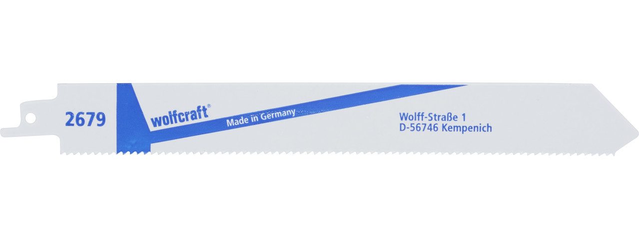 Wolfcraft Säbelsägeblatt Wolfcraft Säbelsägeblatt 225 mm Bi-Metall