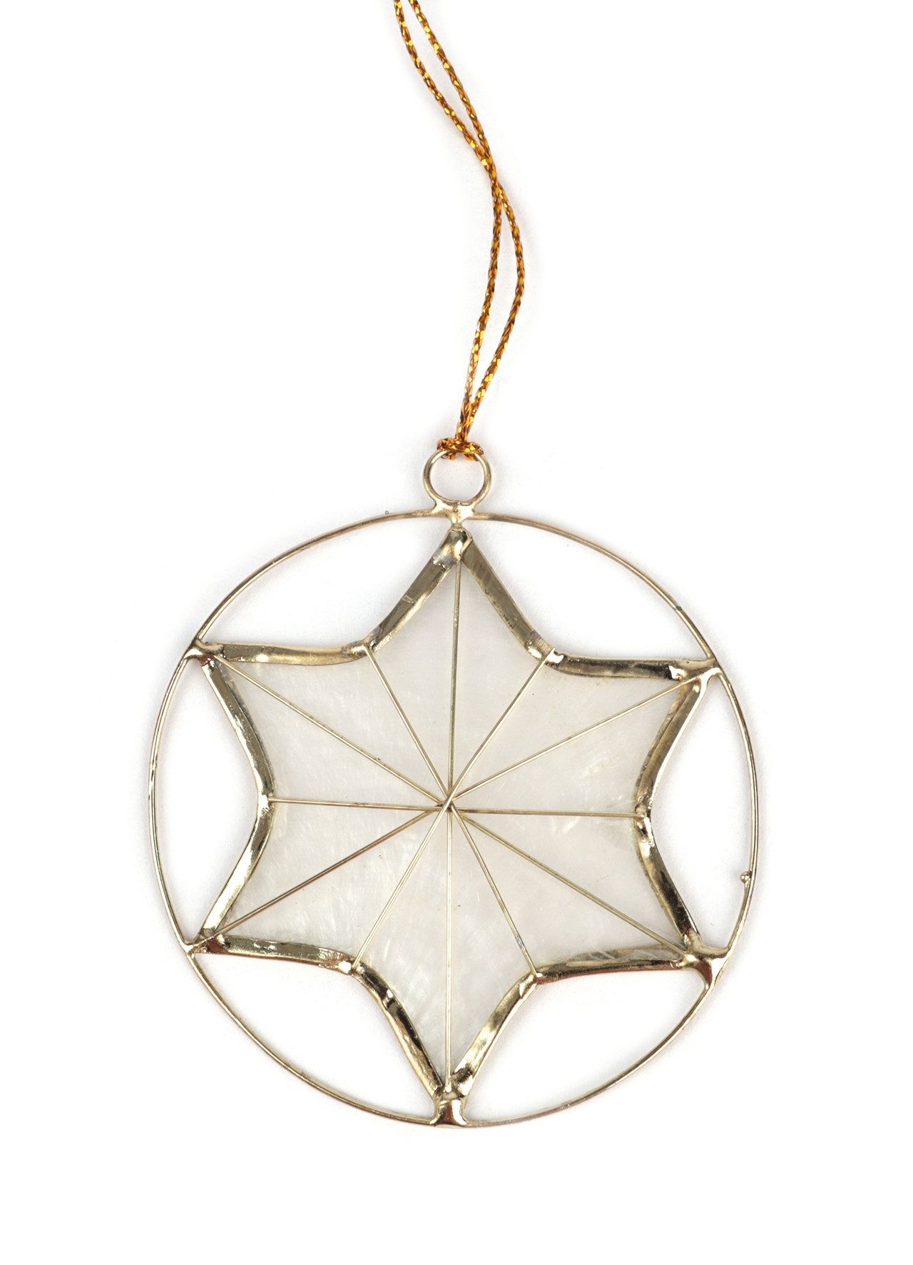 El Puente Dekostern Deko-Anhänger "Stern", Handmade, Fair Trade