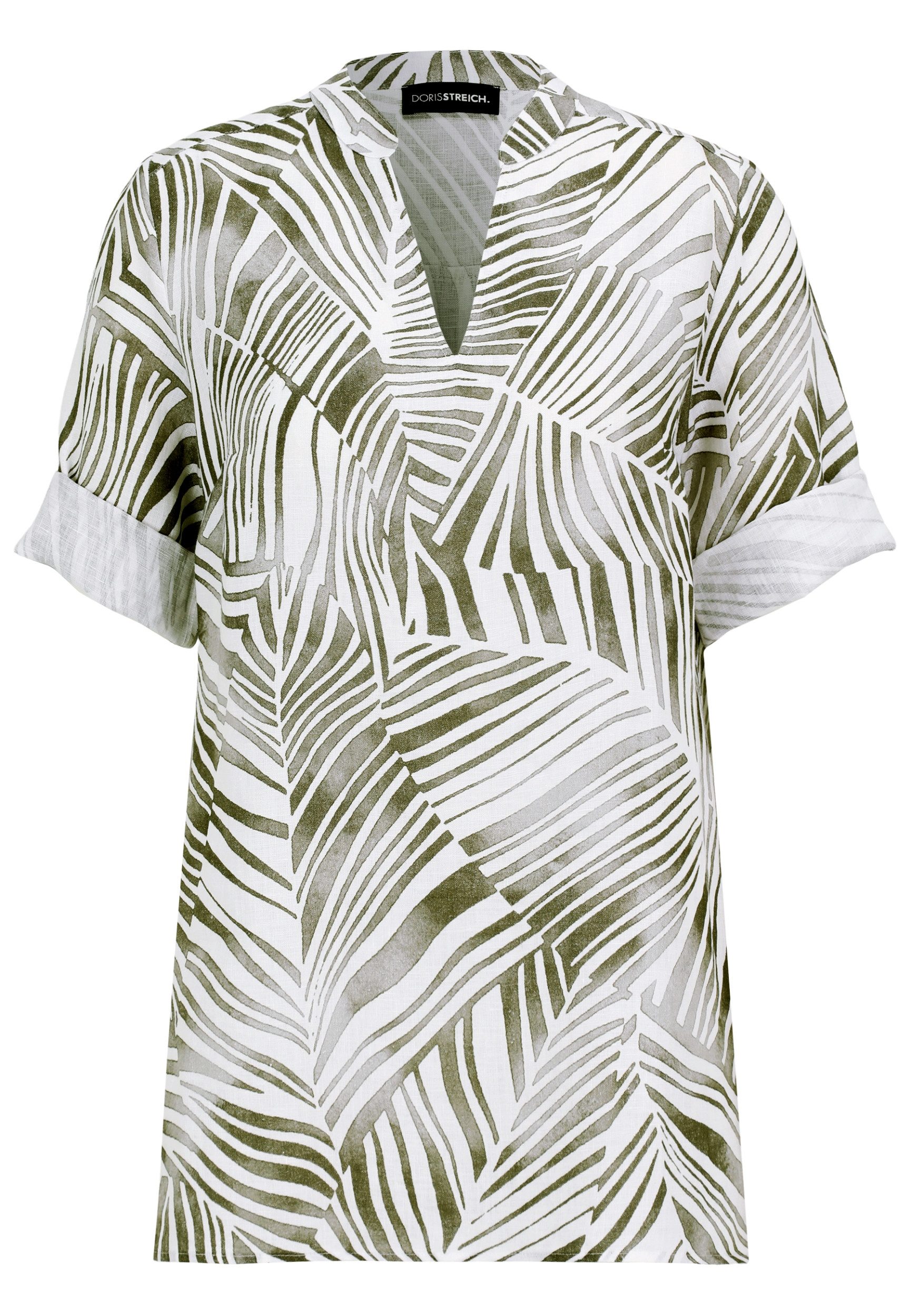 Doris Streich Schlupfbluse Bluse 1/2 Arm, Seagrass