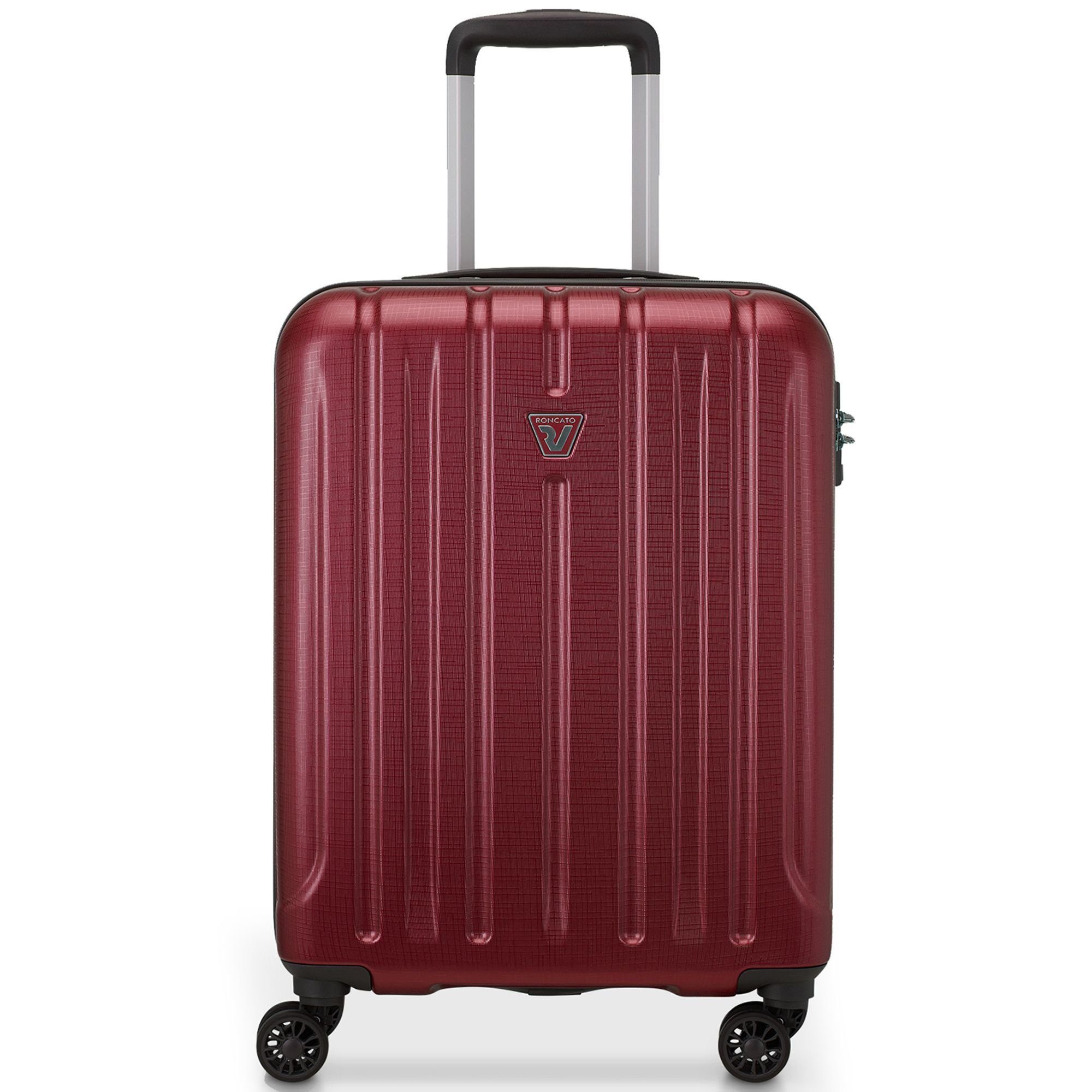 RONCATO Handgepäck-Trolley Kinetic 2.0, 4 Rollen, Polycarbonat rosso scuro