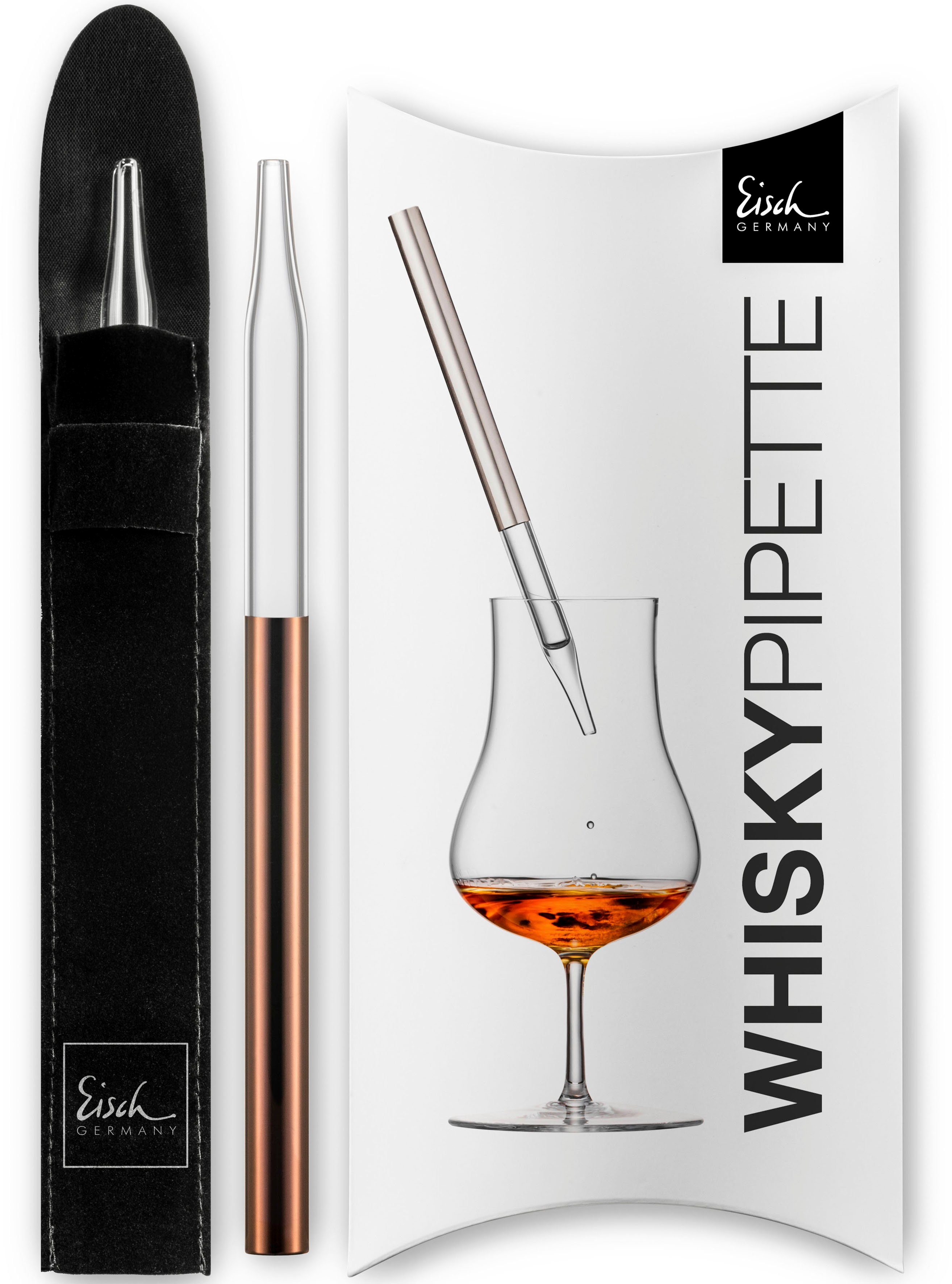 Whisky-Pipette GENTLEMAN kupfer