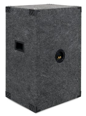 McGrey PA Lautsprecherbox mit 38cm (15) Subwoofer 2-Wege System, Holzgehäuse Lautsprecher (300 W, Passiv-Speaker mit Bassreflex-Rohren)