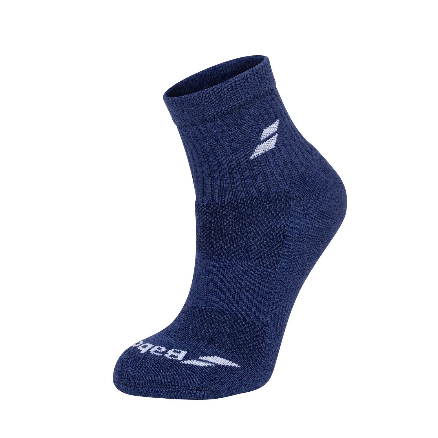 Babolat Sportsocken Ankle Quarter Classic weiss/dunkelblau/grau - 3 Paar