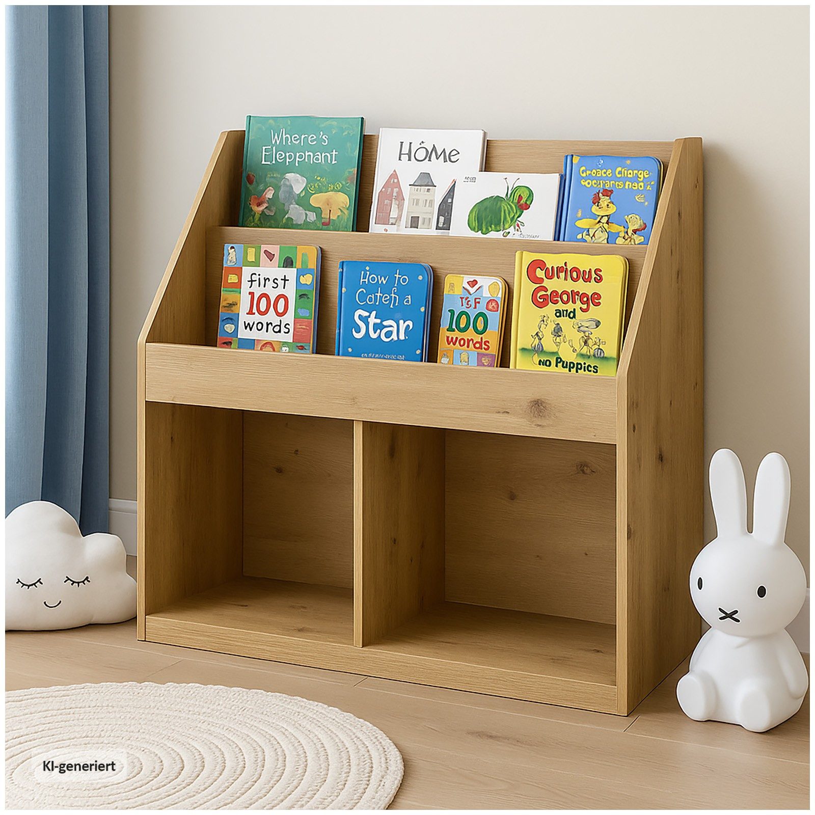 HTI-Living Bücherregal Kinderregal Bücherregal Thekla 7380, Stück, Standregal für Spielzeug und Bücher