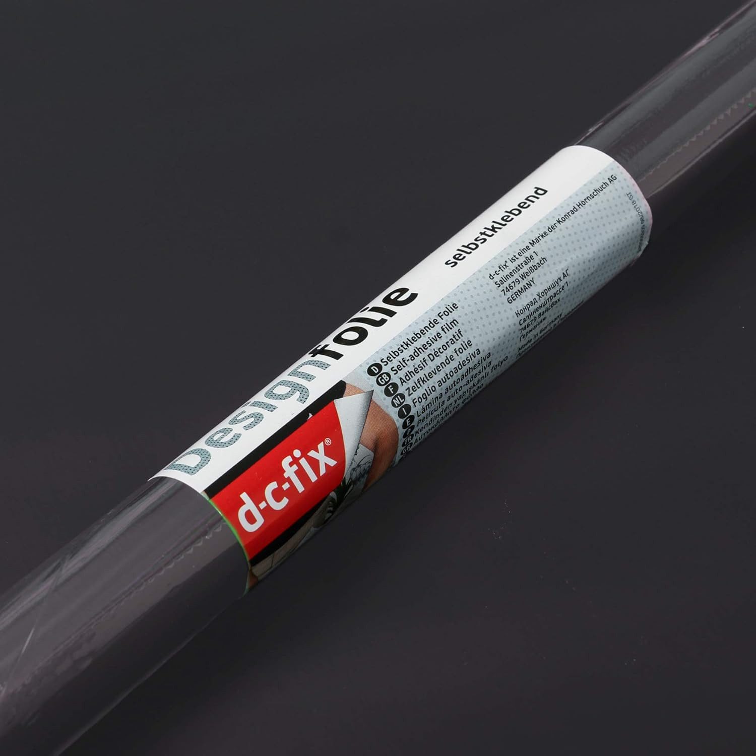 d-c-fix Möbelfolie selbstklebende Dekofolie anthrazit matt Klebefolie Möbel Küche, Designfolie - Zuschneidbar, abwaschbar & rückstandslos entfernbar – Bild 2 von 4