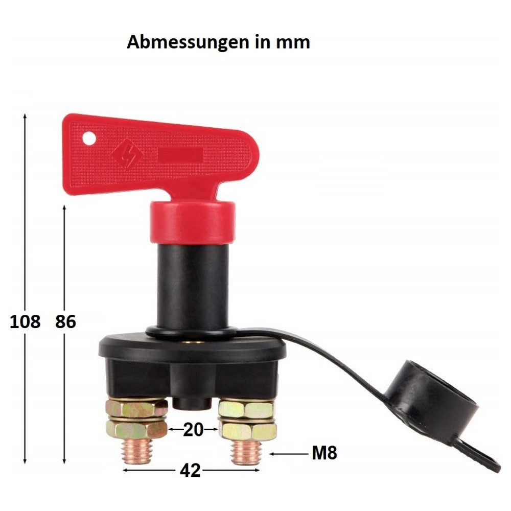 IWH IWH 019026 Batterietrennschalter 12 V, 24 V Batterie