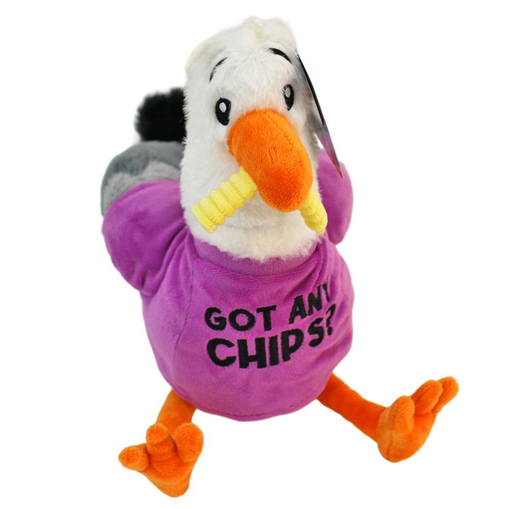PMS Kuscheltier Plüsch Möwe mit T Shirt - ca. 32 cm (1-St)