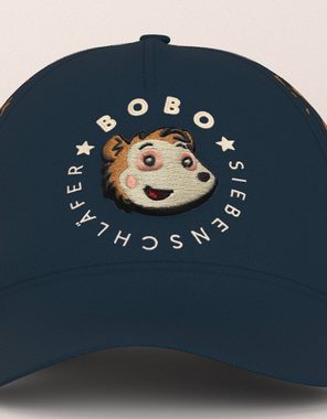 Bobo Siebenschläfer Baseball Cap Blau Klettverschluss, 3D Stickerei, Allover Print