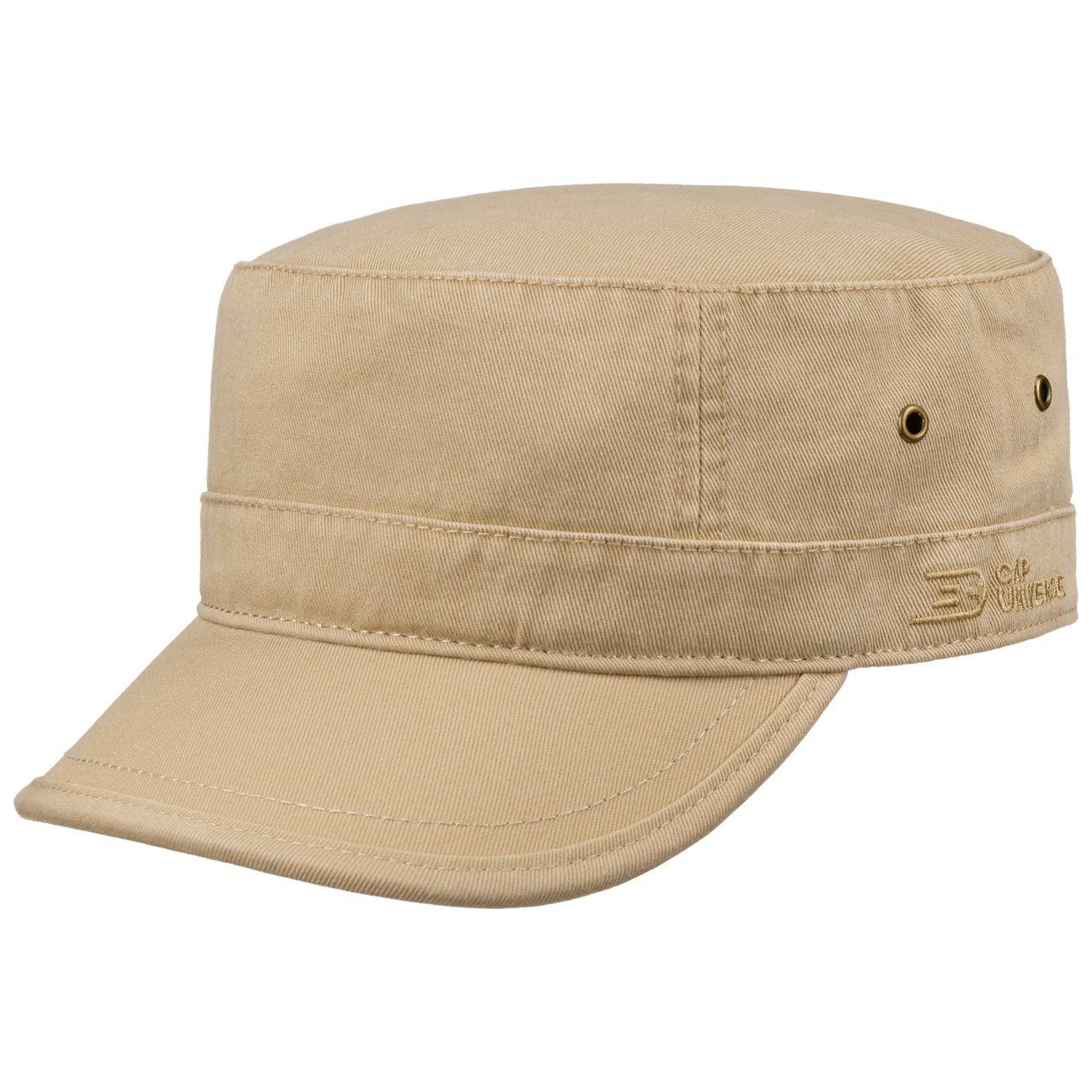 CapUniverse Army Cap (1-St) Armycap mit Schirm beige | Army Caps