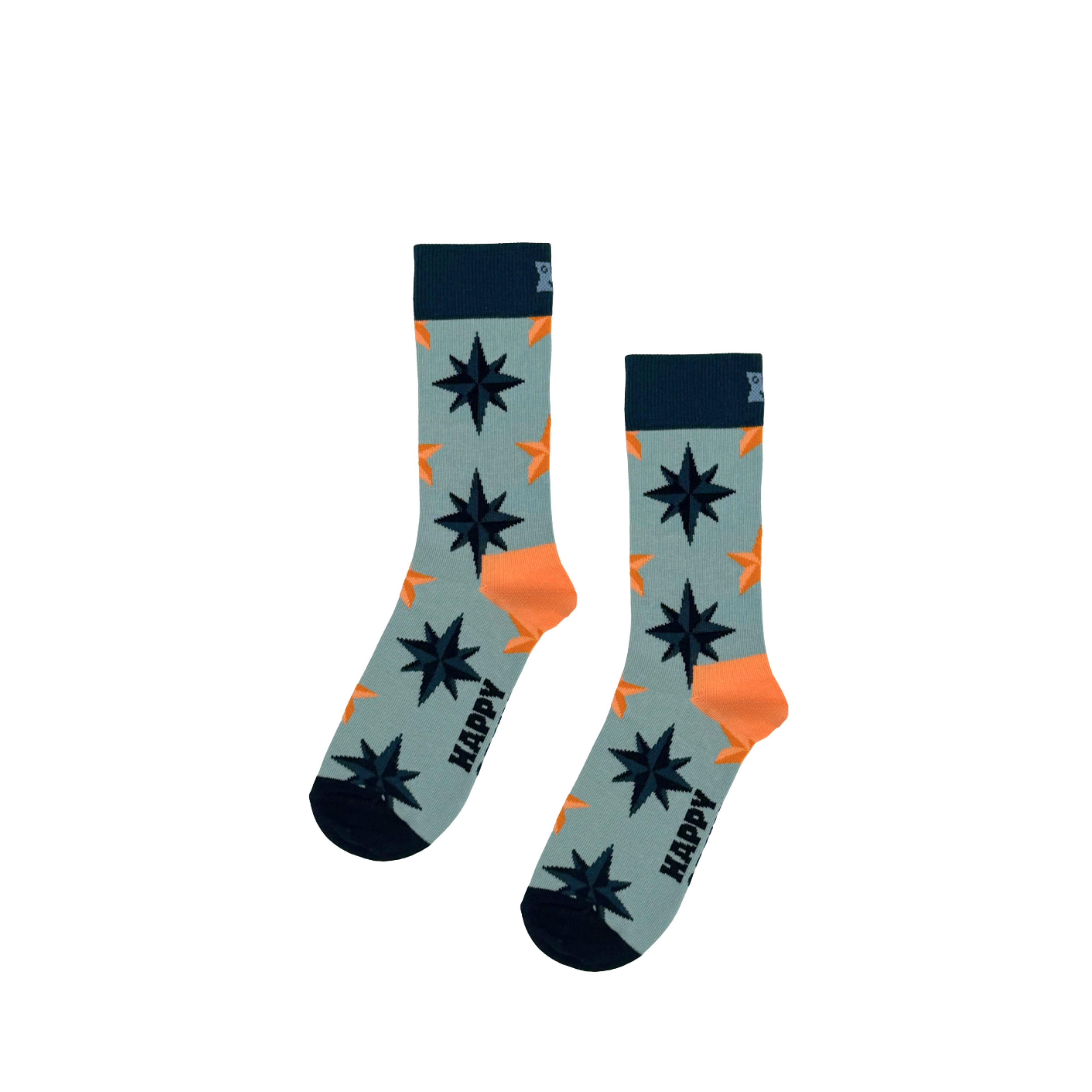 Happy Socks Freizeitsocken 3er Pack Baumwoll Socken mit Motiv Classic, Unisex