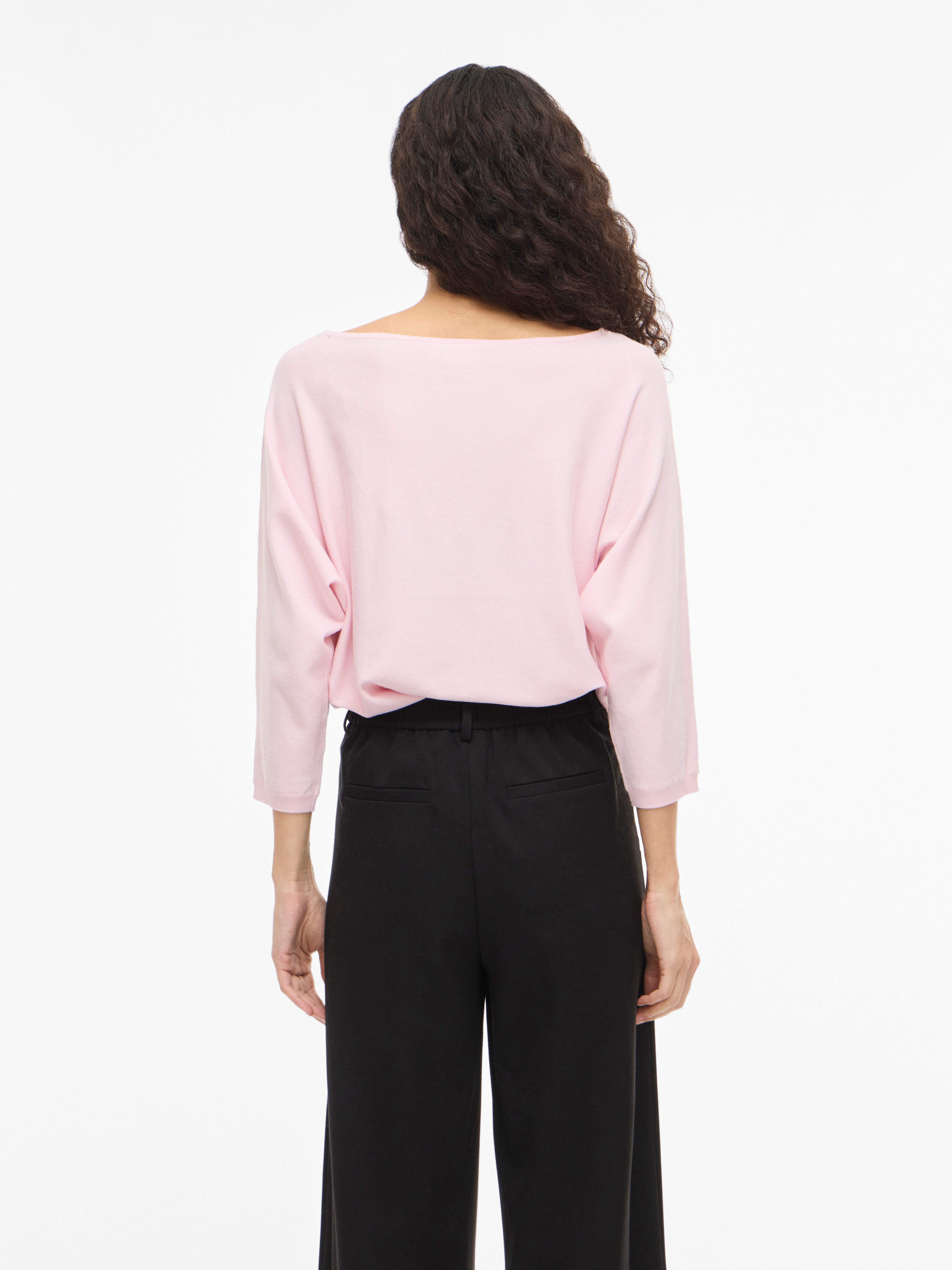 Vila 3/4 Arm-Pullover VIMALU BOATNECK 3/4 SLEEVE KNIT TOP-NOOS günstig online kaufen