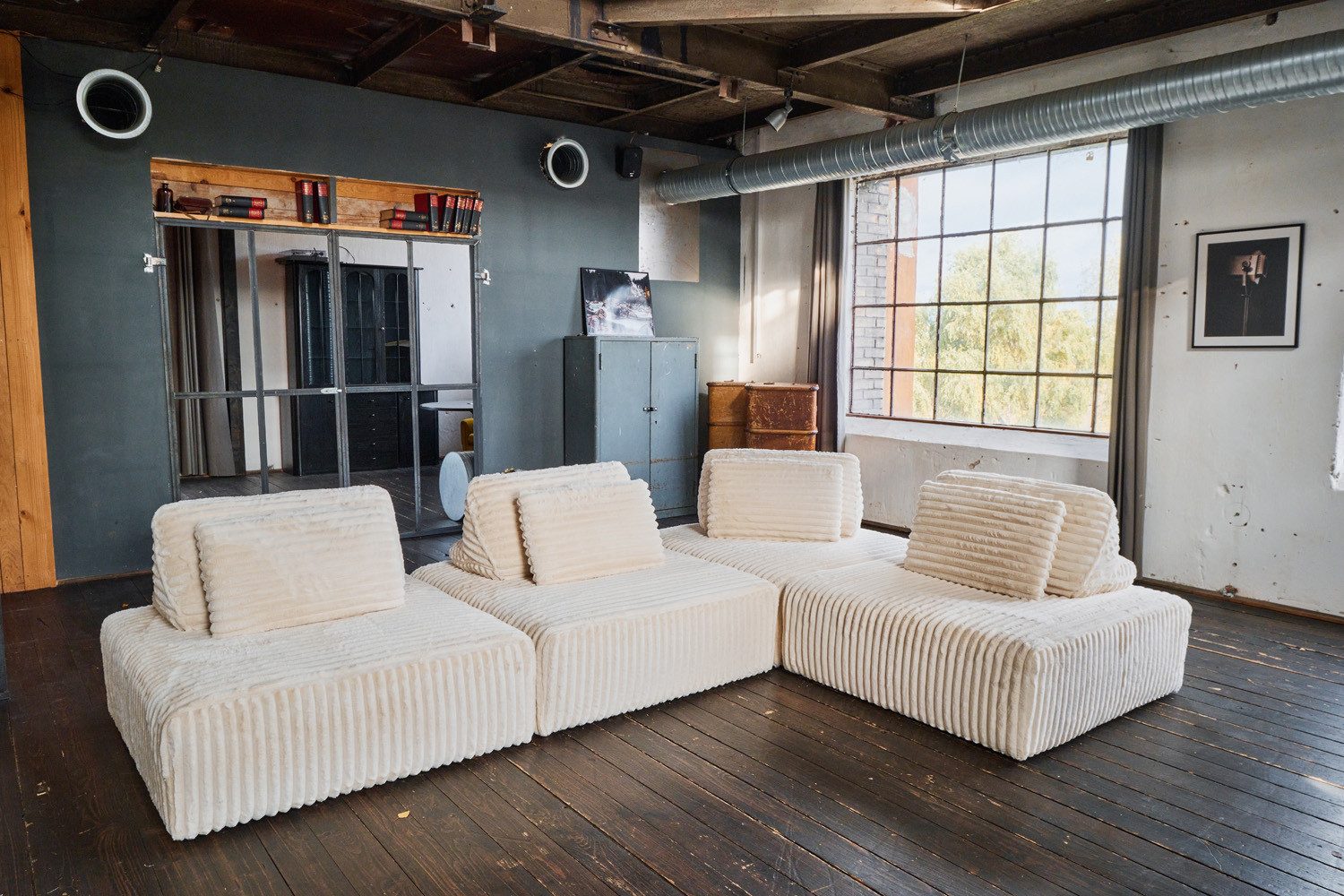 KAWOLA Sofa WIOLO SOFT, Modulsofa modulare Couch Weicher Breitcord verschie günstig online kaufen