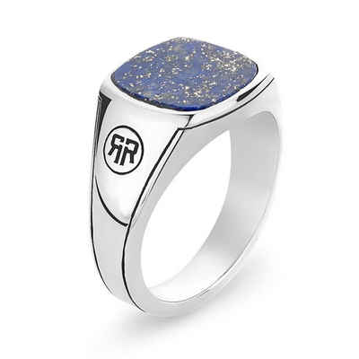 Rebel & Rose Siegelring 925 Silber mit Lapislazuli