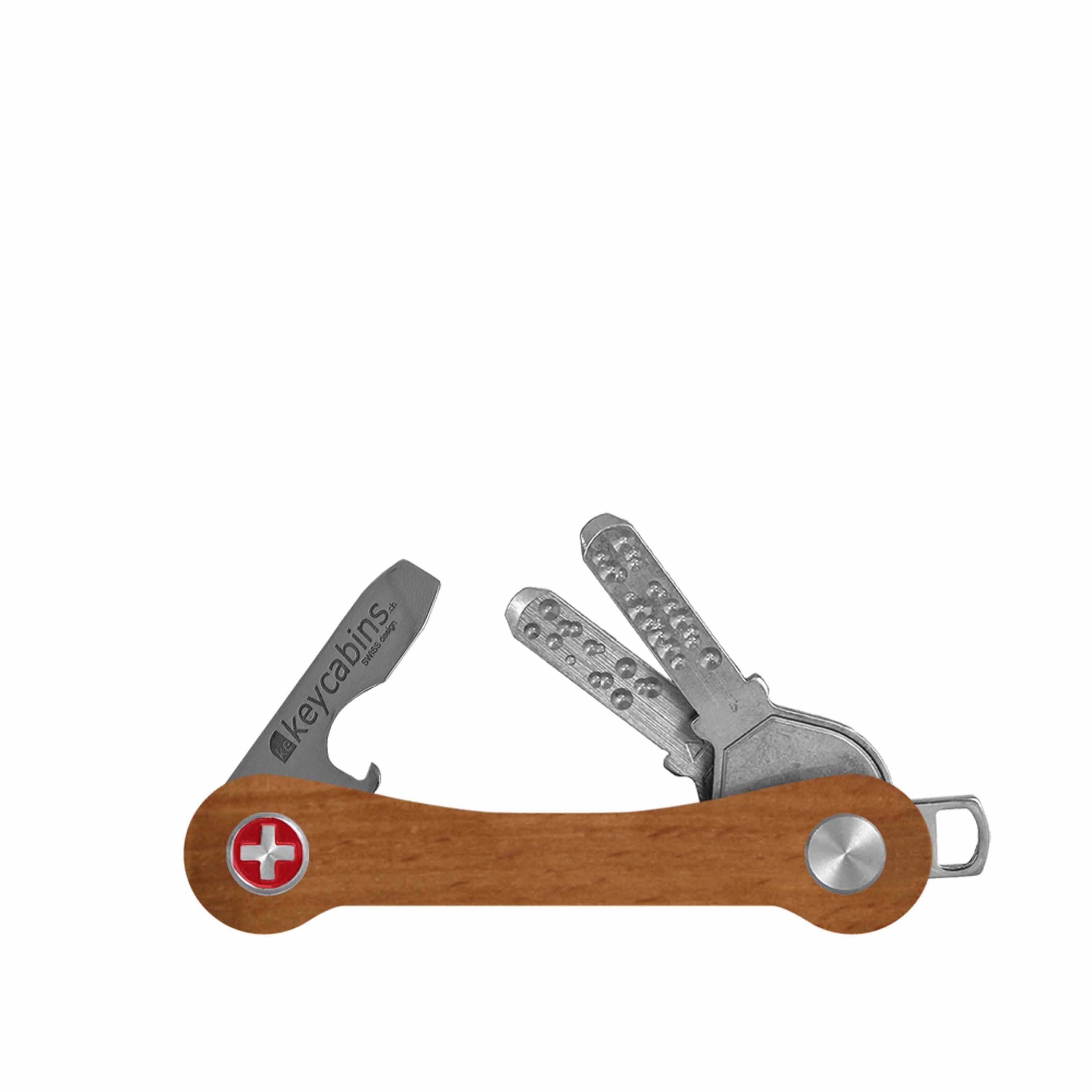 keycabins Schlüsselanhänger Wood, SWISS Made