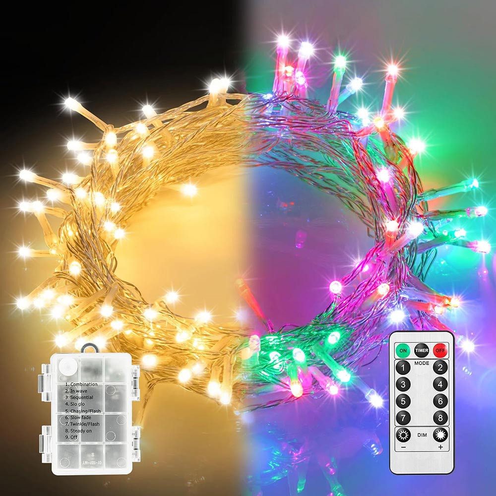 Jibenhome LED Stripe LED-Lichterkette 20/50/100 LEDs Halloween, Farbwechsel günstig online kaufen