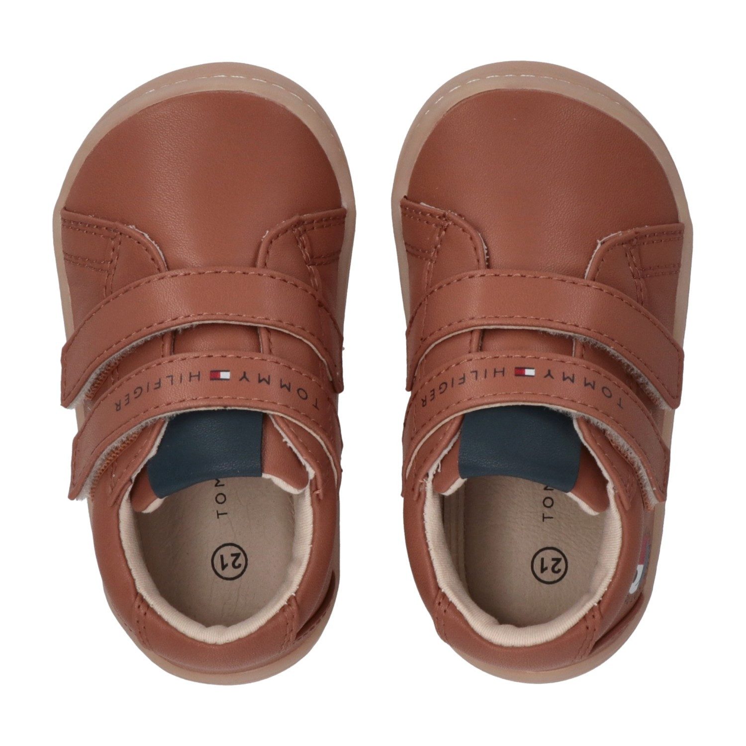 Tommy Hilfiger Lauflernschuh Barfußschuh, Halbschuh, Klettschuh mit Logoschriftzug – Bild 5 von 5