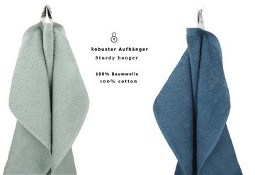 Betz Handtuch Set 12 TLG. Handtuch Set BERLIN Farbe Jade - taubenblau, 100% Baumwolle (12 Teile, 12-St)