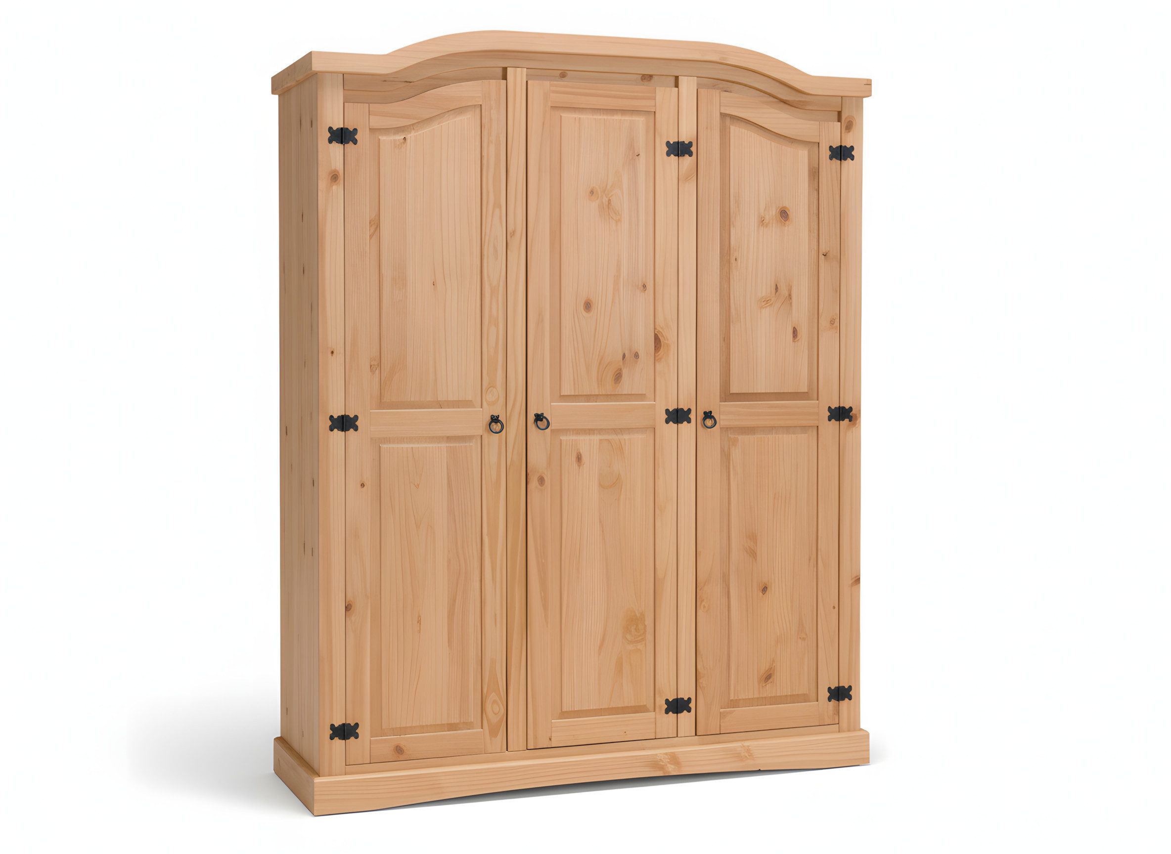 ebuy24 Kleiderschrank New Mexico Kleiderschrank 3-Trg. Breite 152 cm, Hö