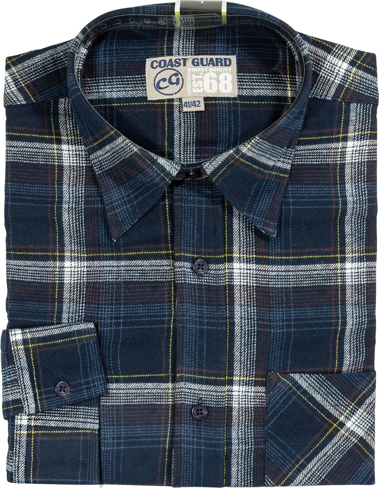 Herren Hemden Terrax Workwear Flanellhemd 81032-7400 Flanell