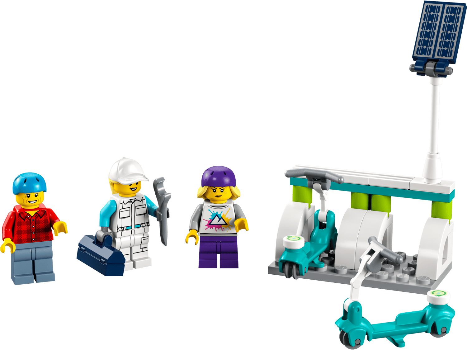 LEGO® City 40526 Elektroroller mit Ladestation Spielbausteine, (Set, 50 St., Set)