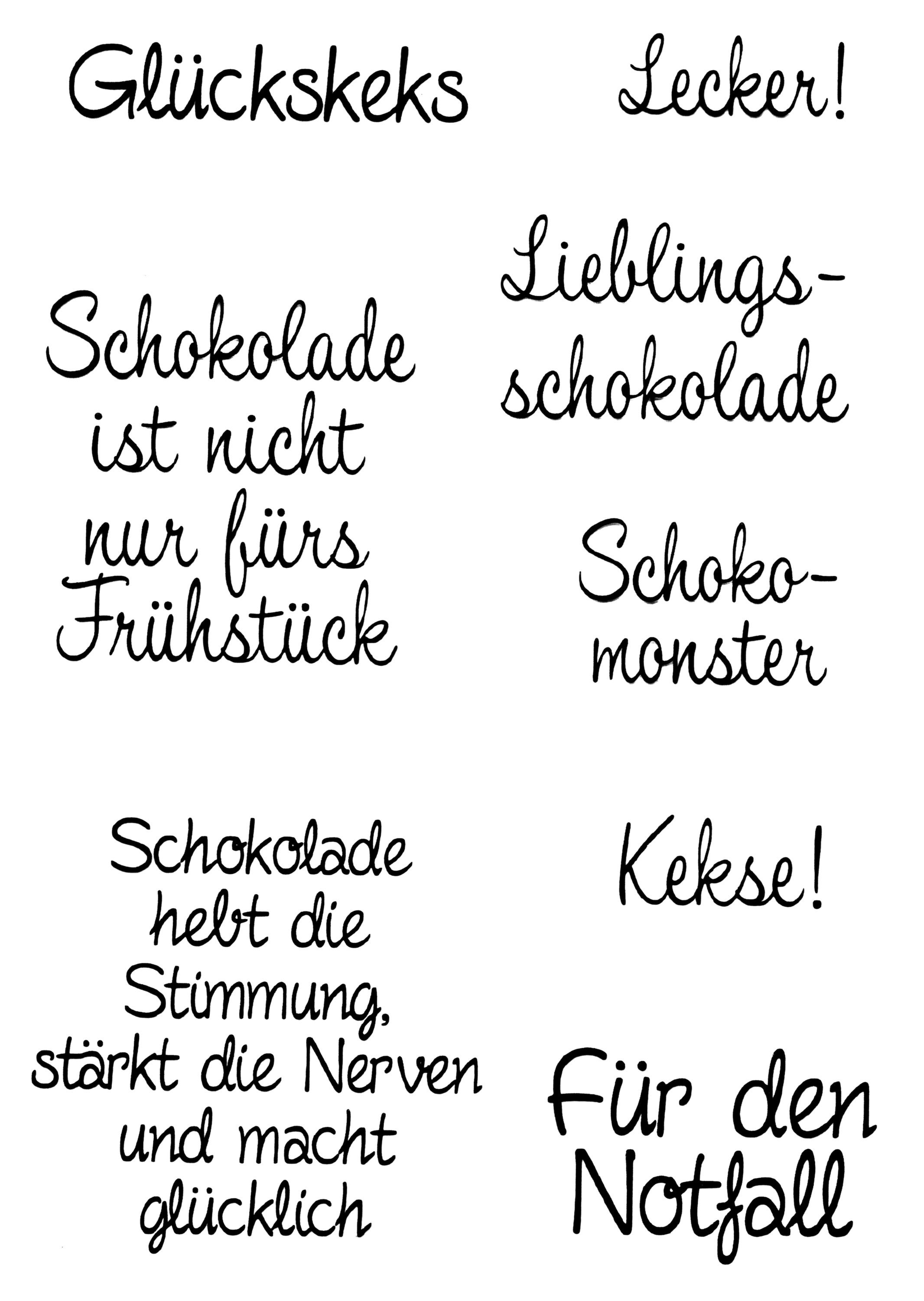 Stempel Glückskeks